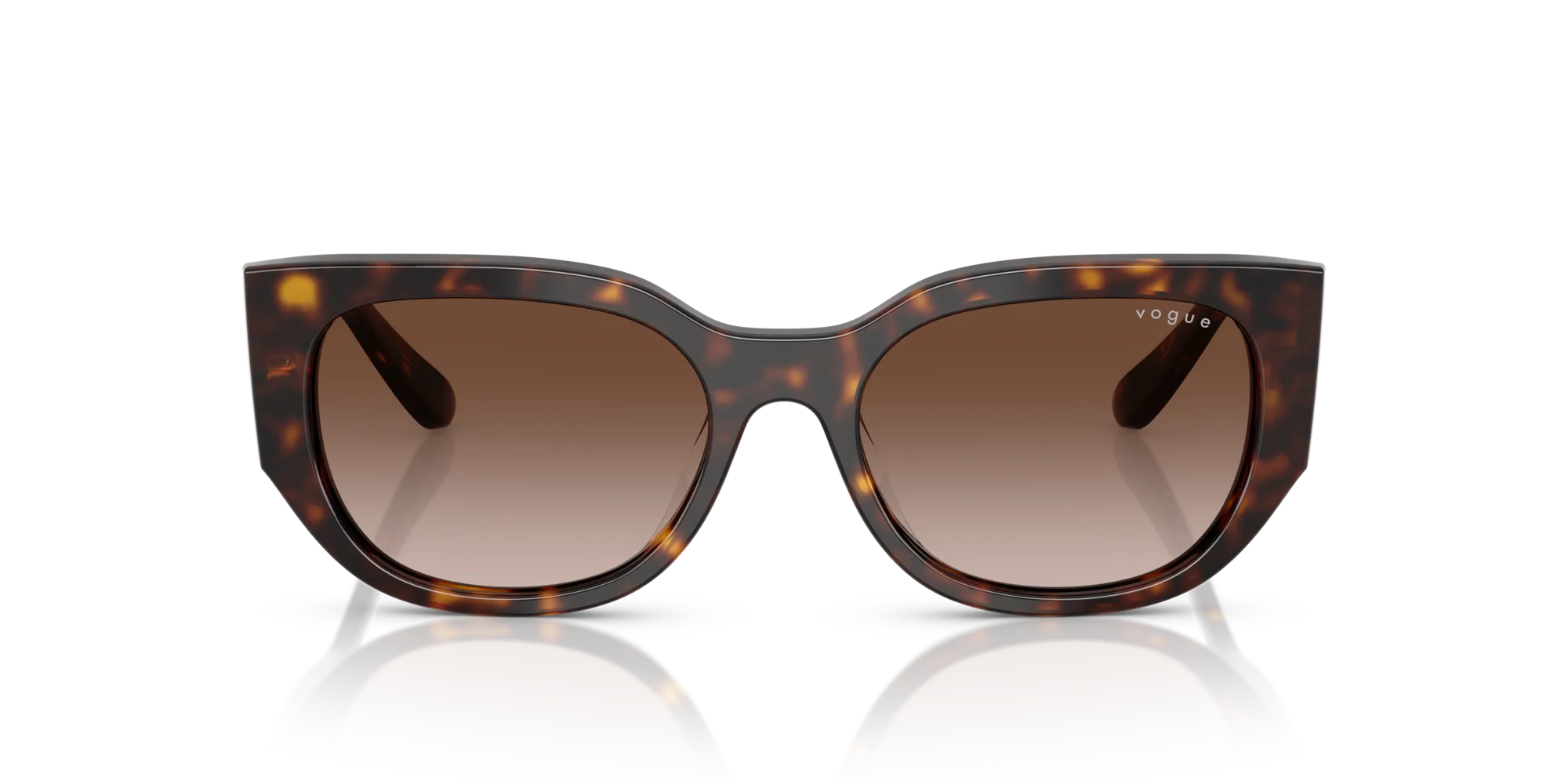 VOGUE EYEWEAR VO5641SU W65613 Occhiali da sole Acetato Marrone Marrone Geometrica Normale Sfumato - immagine 3