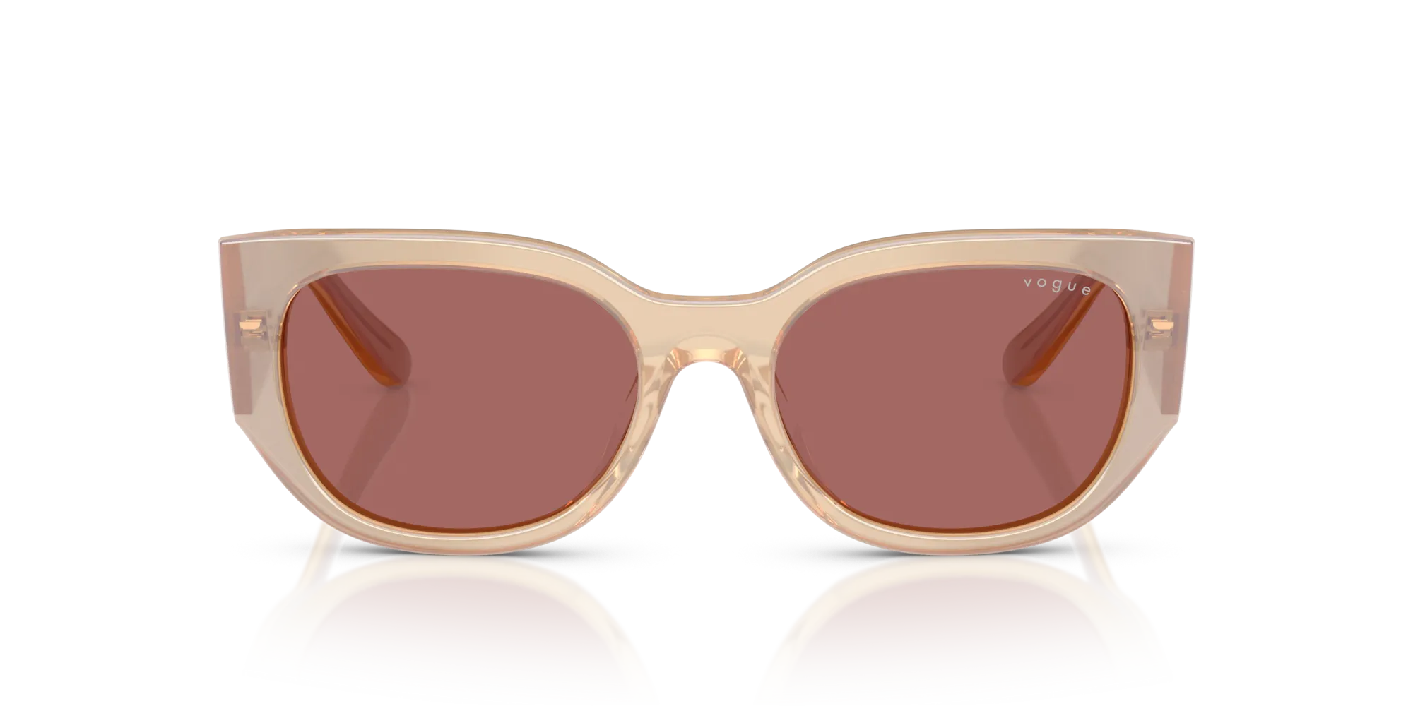VOGUE EYEWEAR VO5641SU 323469 Occhiali da sole Acetato Marrone Viola Geometrica Normale - immagine 3