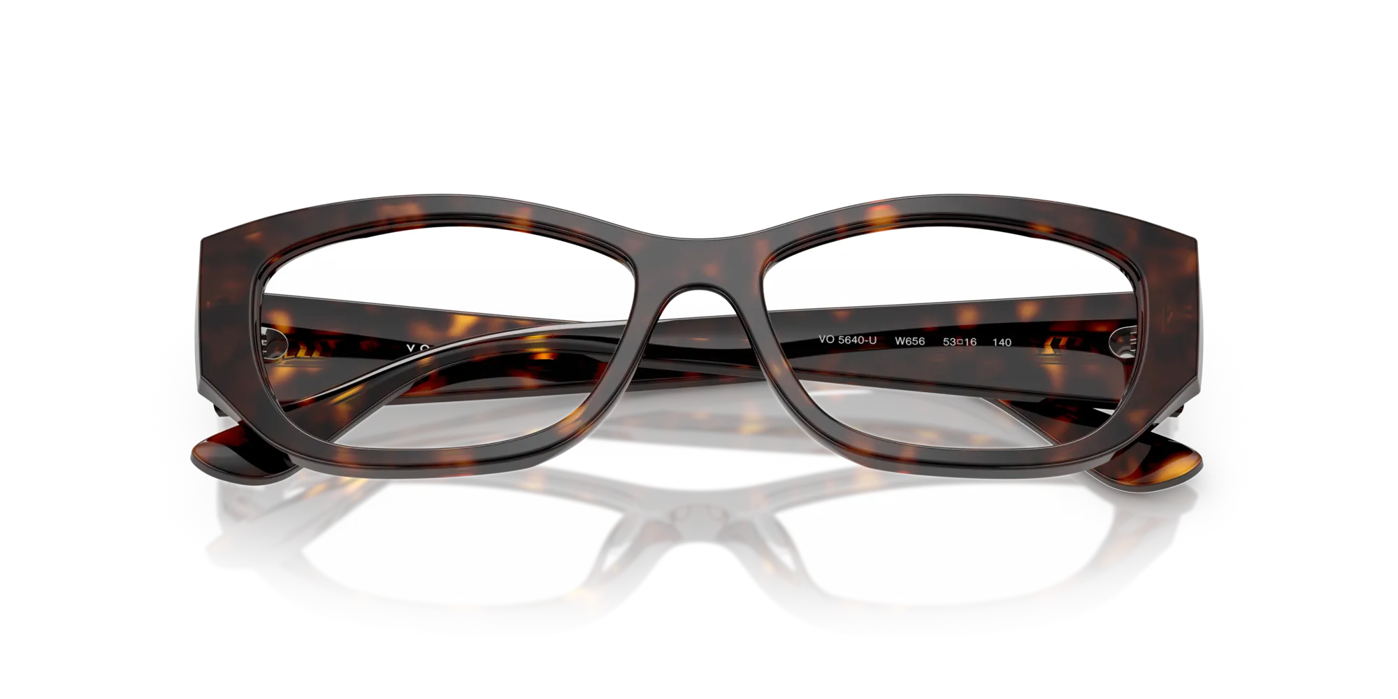 VOGUE EYEWEAR VO5640U W656 Montature da vista Acetato Marrone Pillow Normale - immagine 2