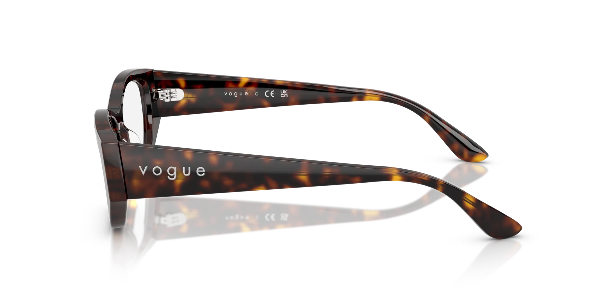 VOGUE EYEWEAR VO5640U W656 Montature da vista Acetato Marrone Pillow Normale - immagine 4