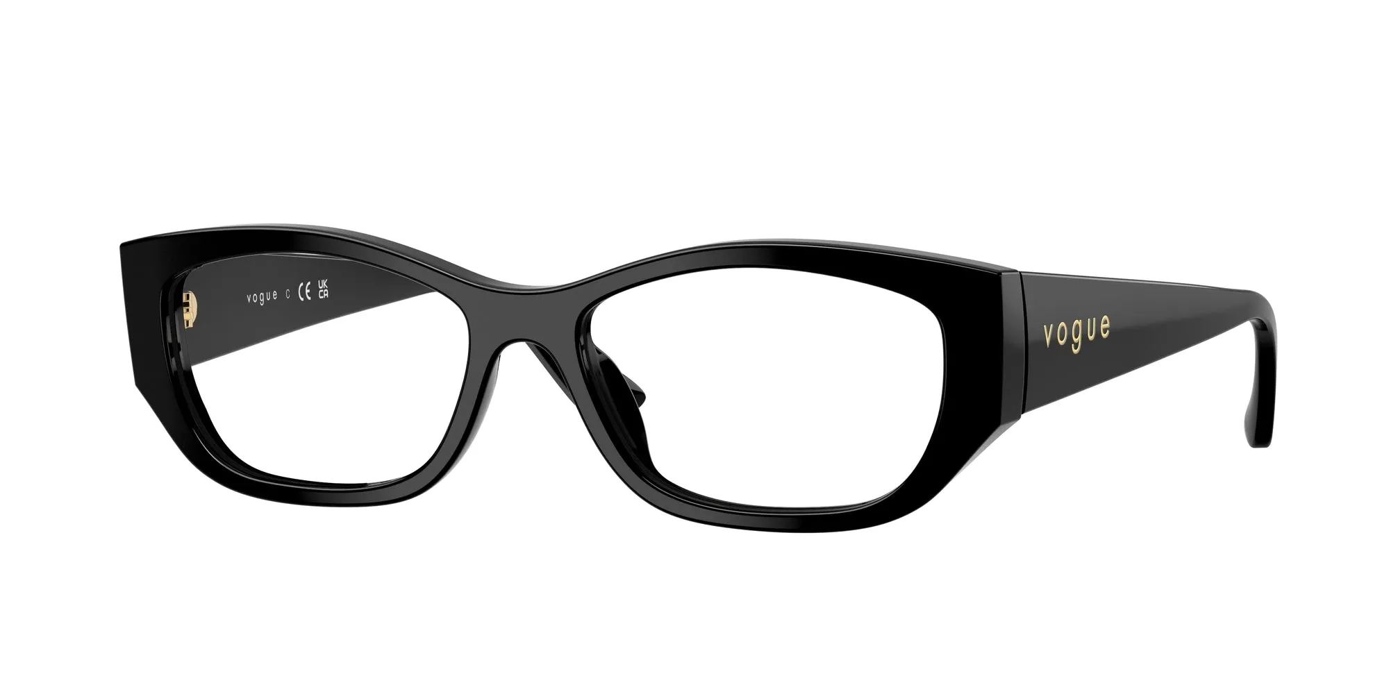 VOGUE EYEWEAR VO5640U W44 Montature da vista Acetato Nero Pillow Normale - immagine 1