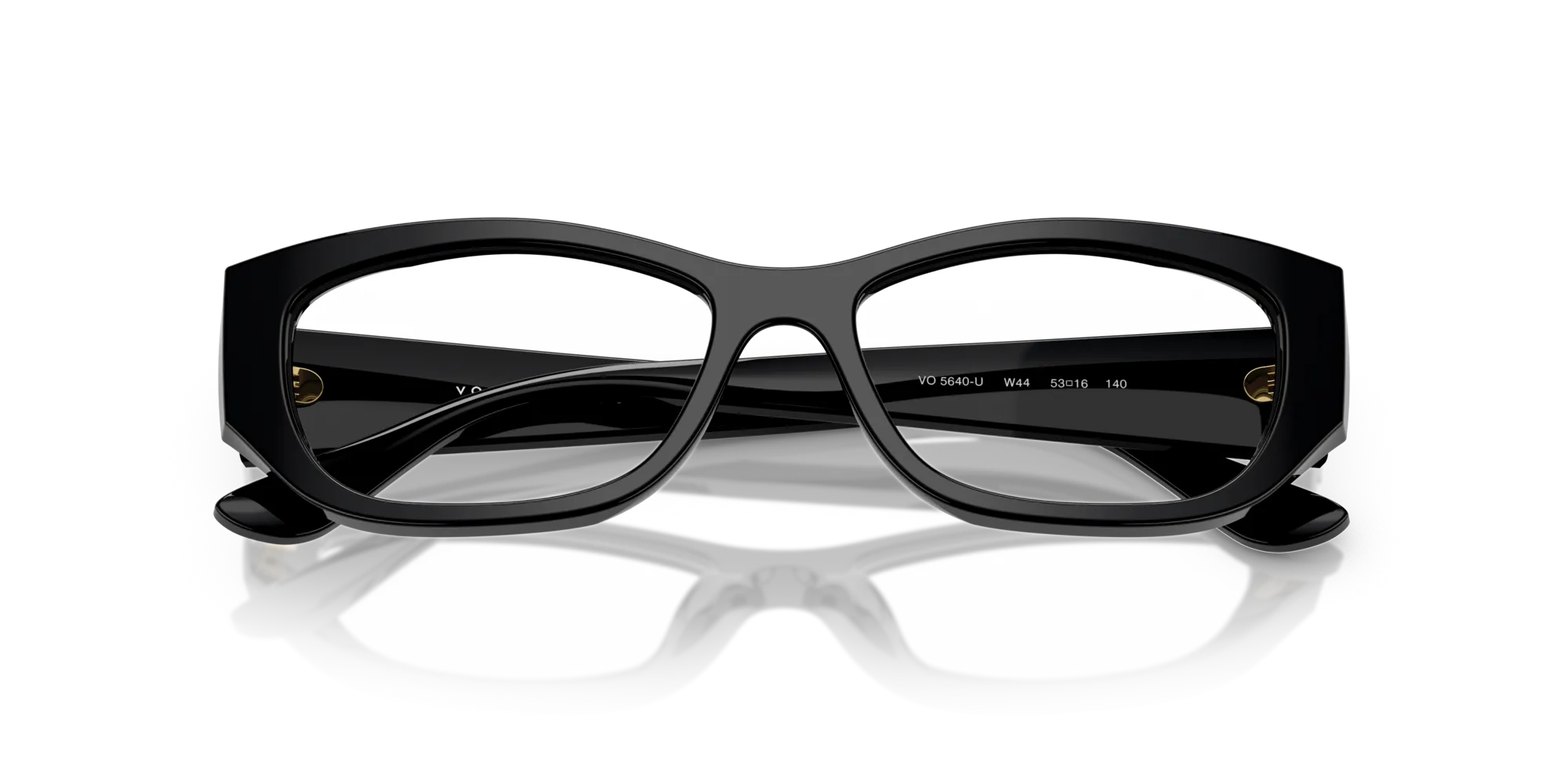 VOGUE EYEWEAR VO5640U W44 Montature da vista Acetato Nero Pillow Normale - immagine 2