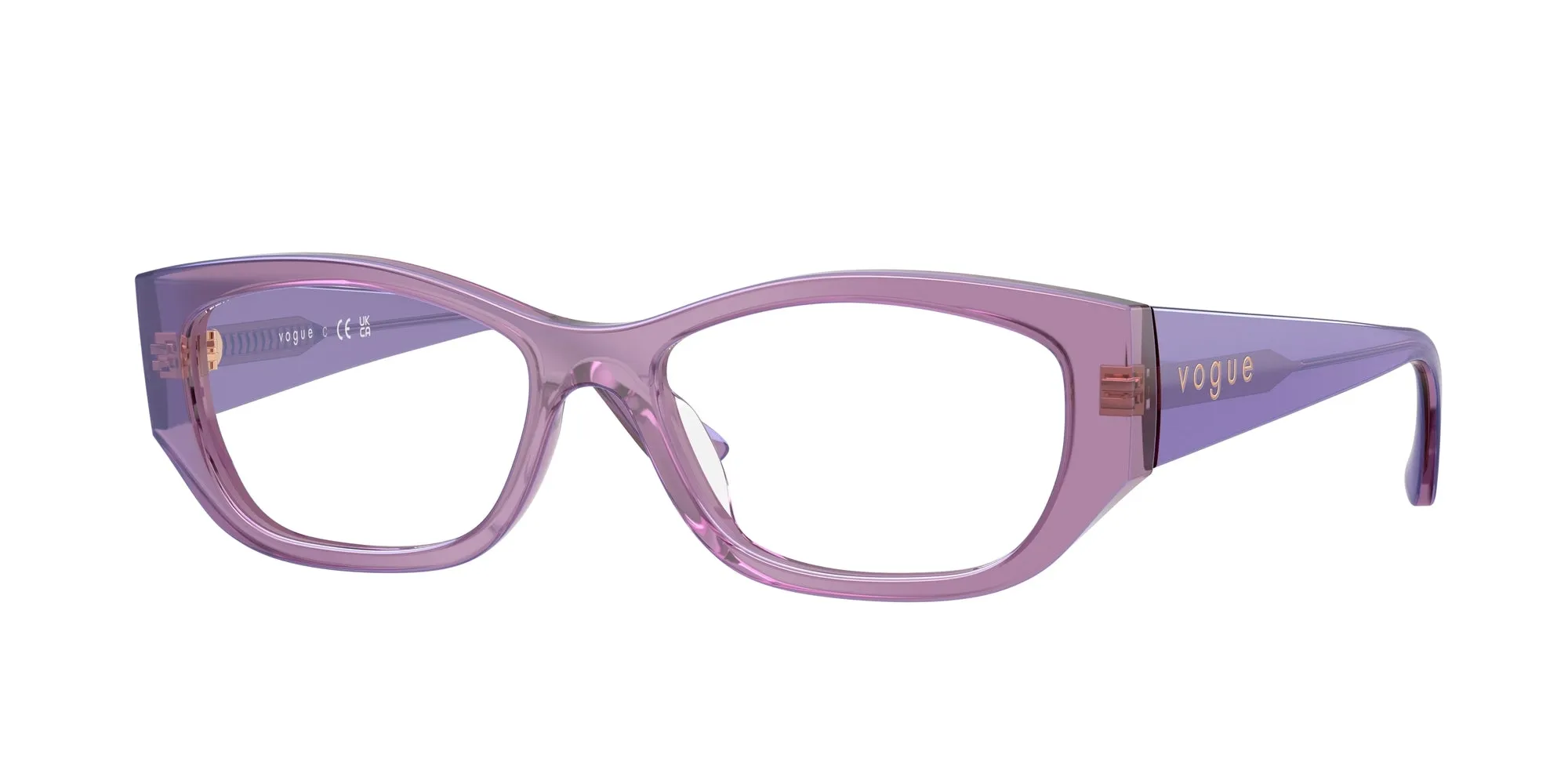 VOGUE EYEWEAR VO5640U 3236 Montature da vista Acetato Viola Pillow Normale - immagine 1