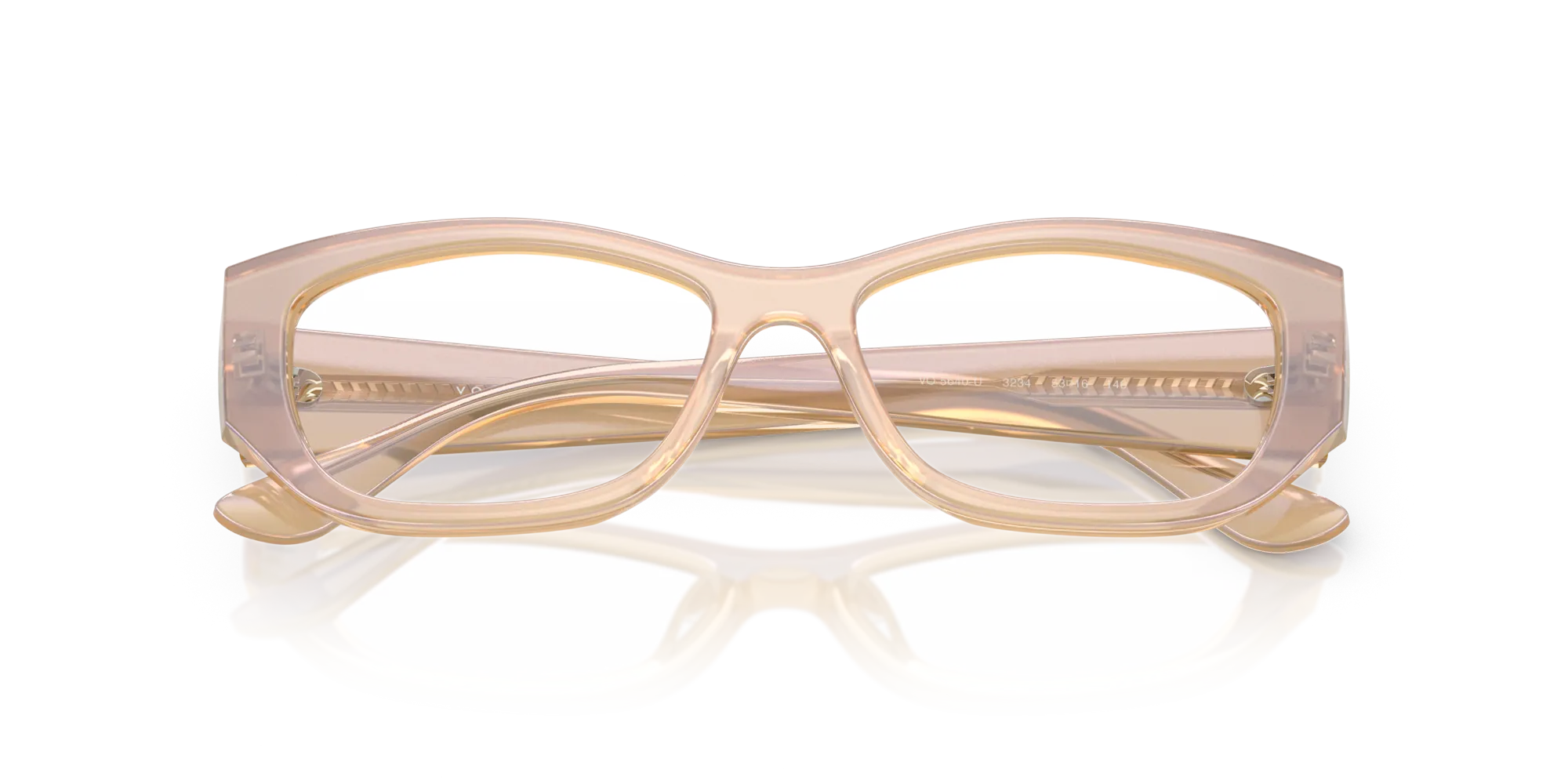 VOGUE EYEWEAR VO5640U 3234 Montature da vista Acetato Marrone Pillow Normale - immagine 2