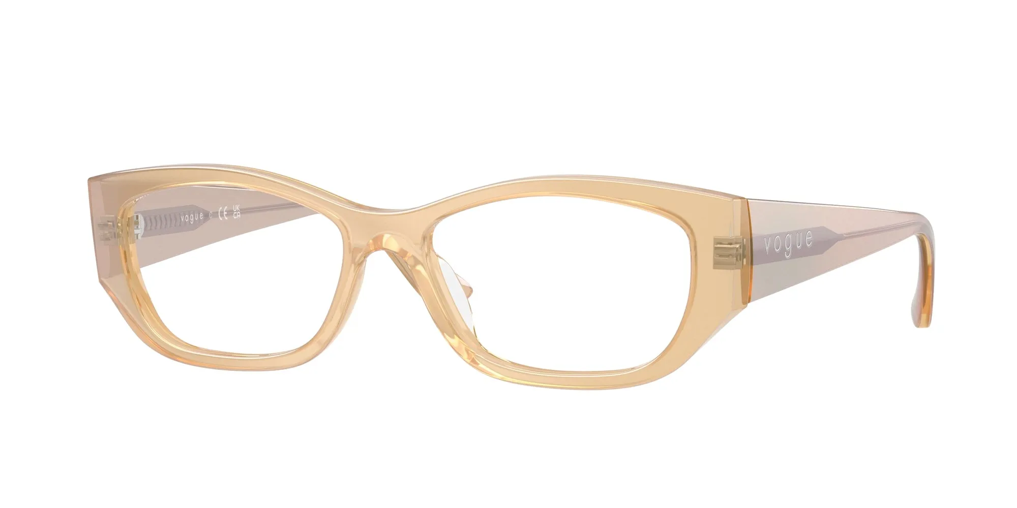 VOGUE EYEWEAR VO5640U 3234 Montature da vista Acetato Marrone Pillow Normale - immagine 1