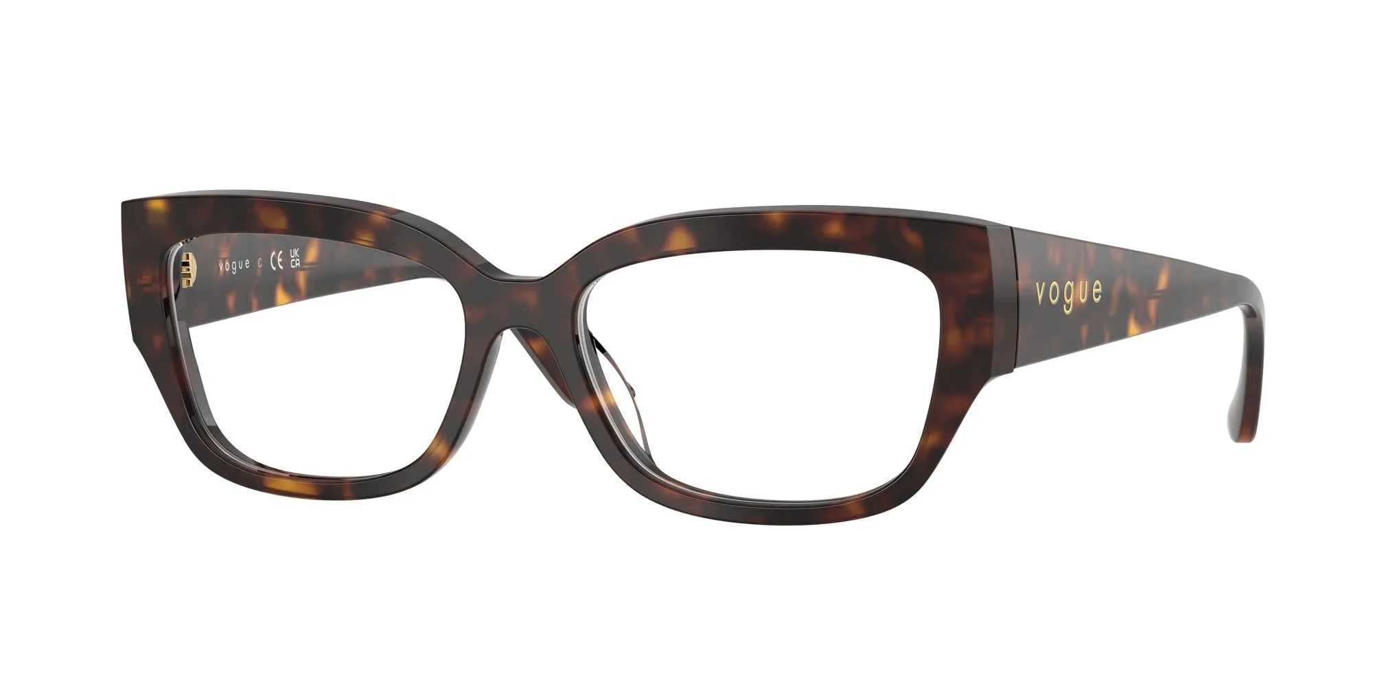 VOGUE EYEWEAR VO5639U W656 Montature da vista Acetato Marrone Pillow Normale - immagine 1