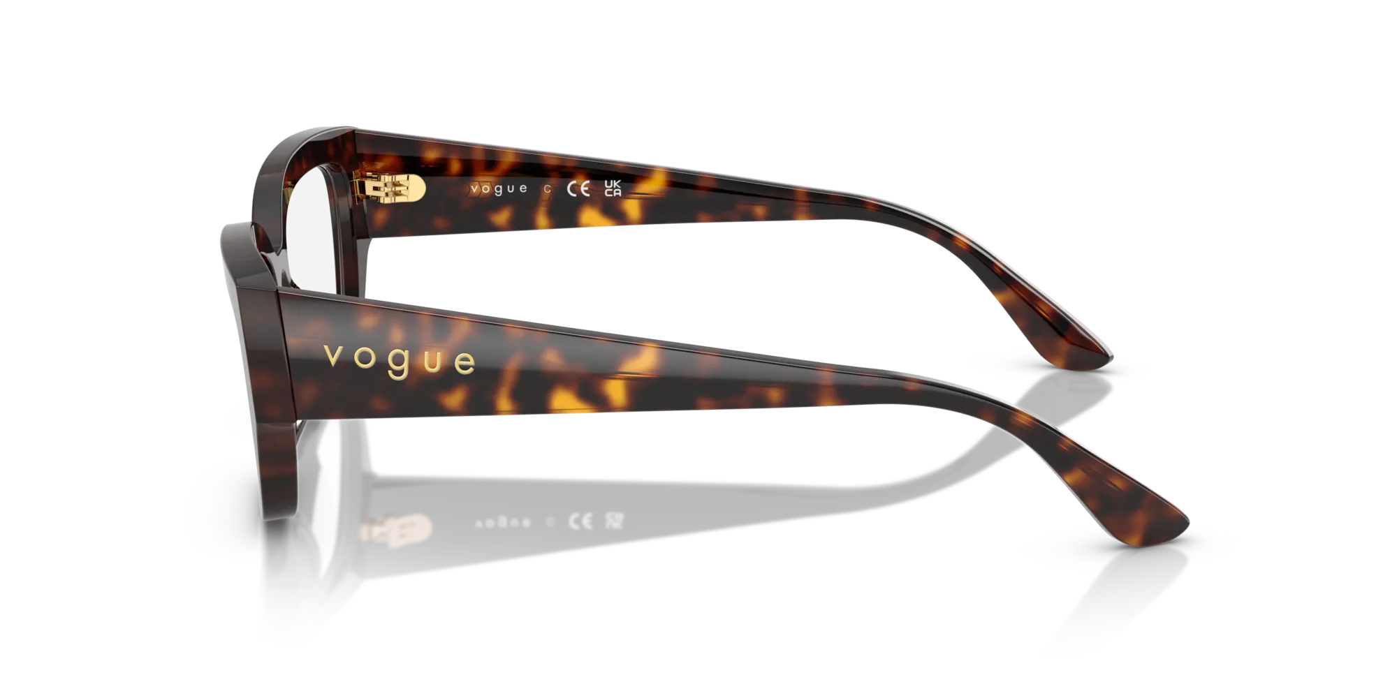 VOGUE EYEWEAR VO5639U W656 Montature da vista Acetato Marrone Pillow Normale - immagine 4