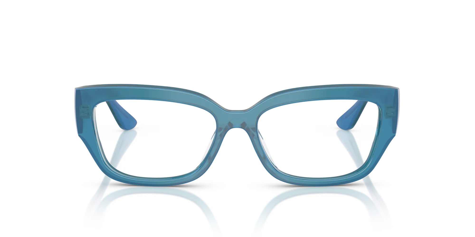 VOGUE EYEWEAR VO5639U 3237 Montature da vista Acetato Blu Pillow Normale - immagine 3