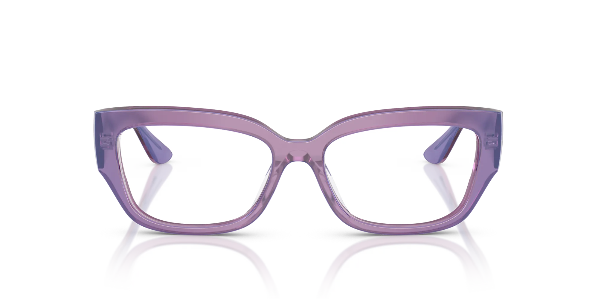 VOGUE EYEWEAR VO5639U 3236 Montature da vista Acetato Viola Pillow Normale - immagine 3