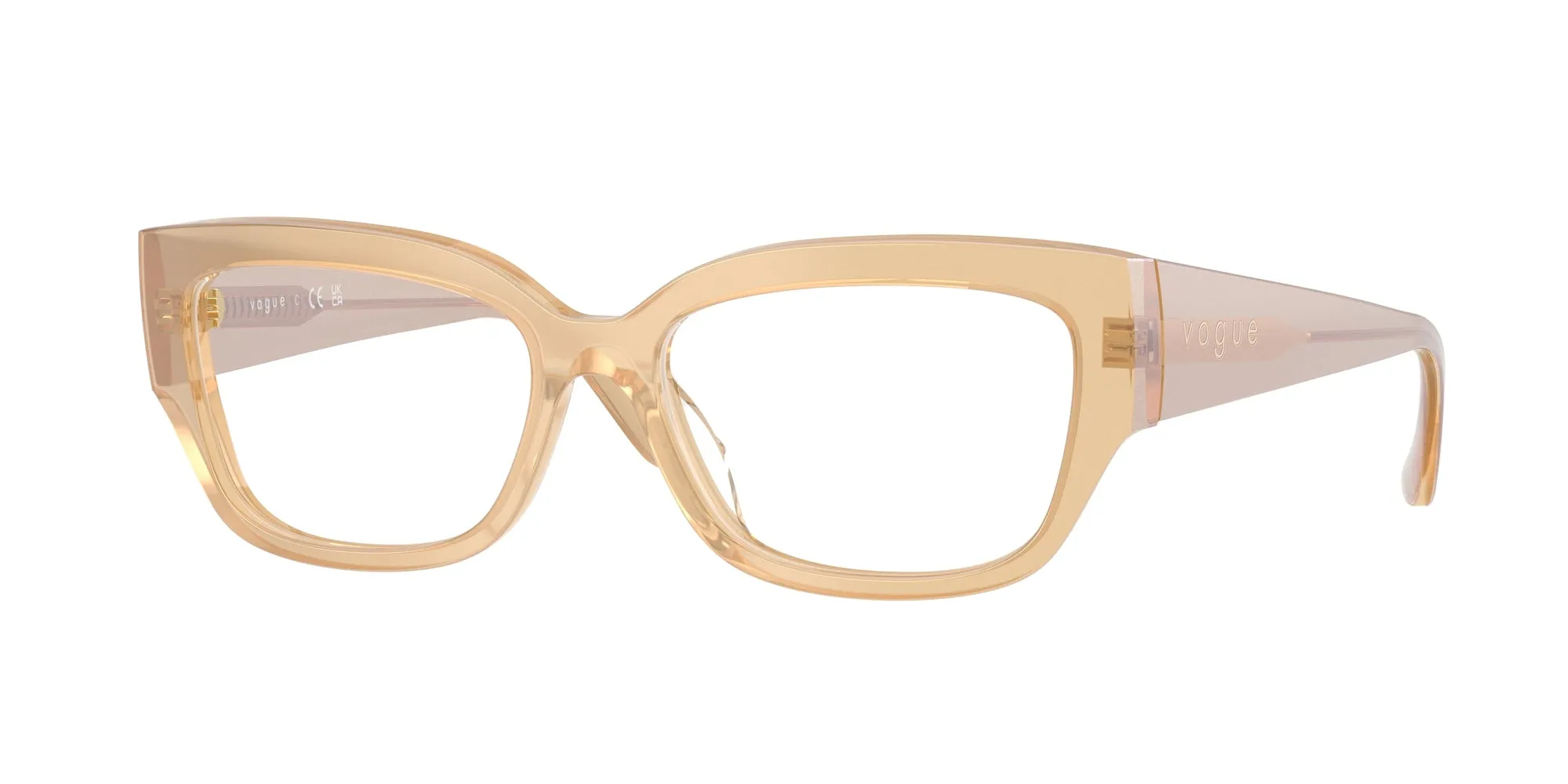 VOGUE EYEWEAR VO5639U 3234 Montature da vista Acetato Marrone Pillow Normale - immagine 1