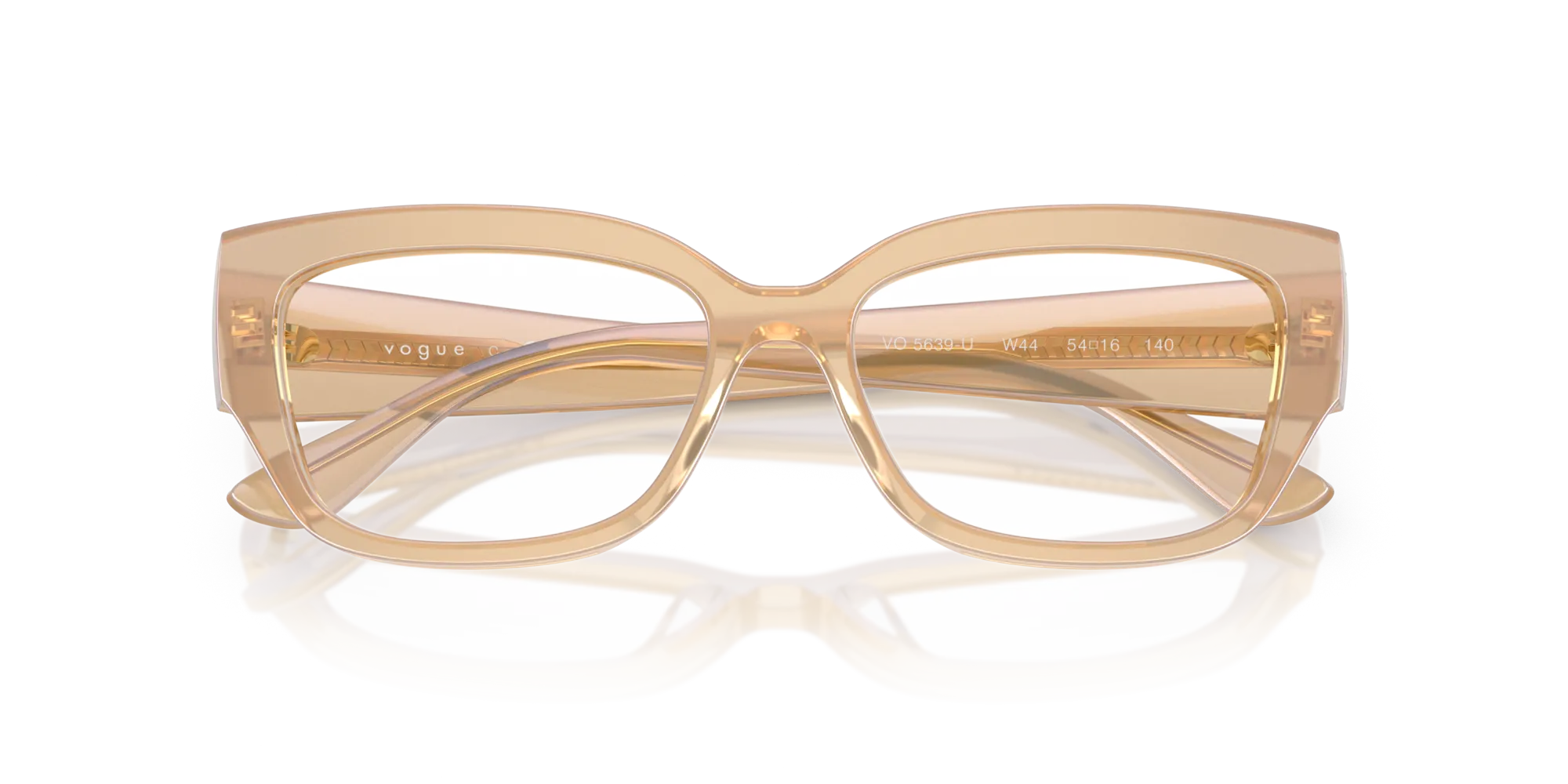 VOGUE EYEWEAR VO5639U 3234 Montature da vista Acetato Marrone Pillow Normale - immagine 2
