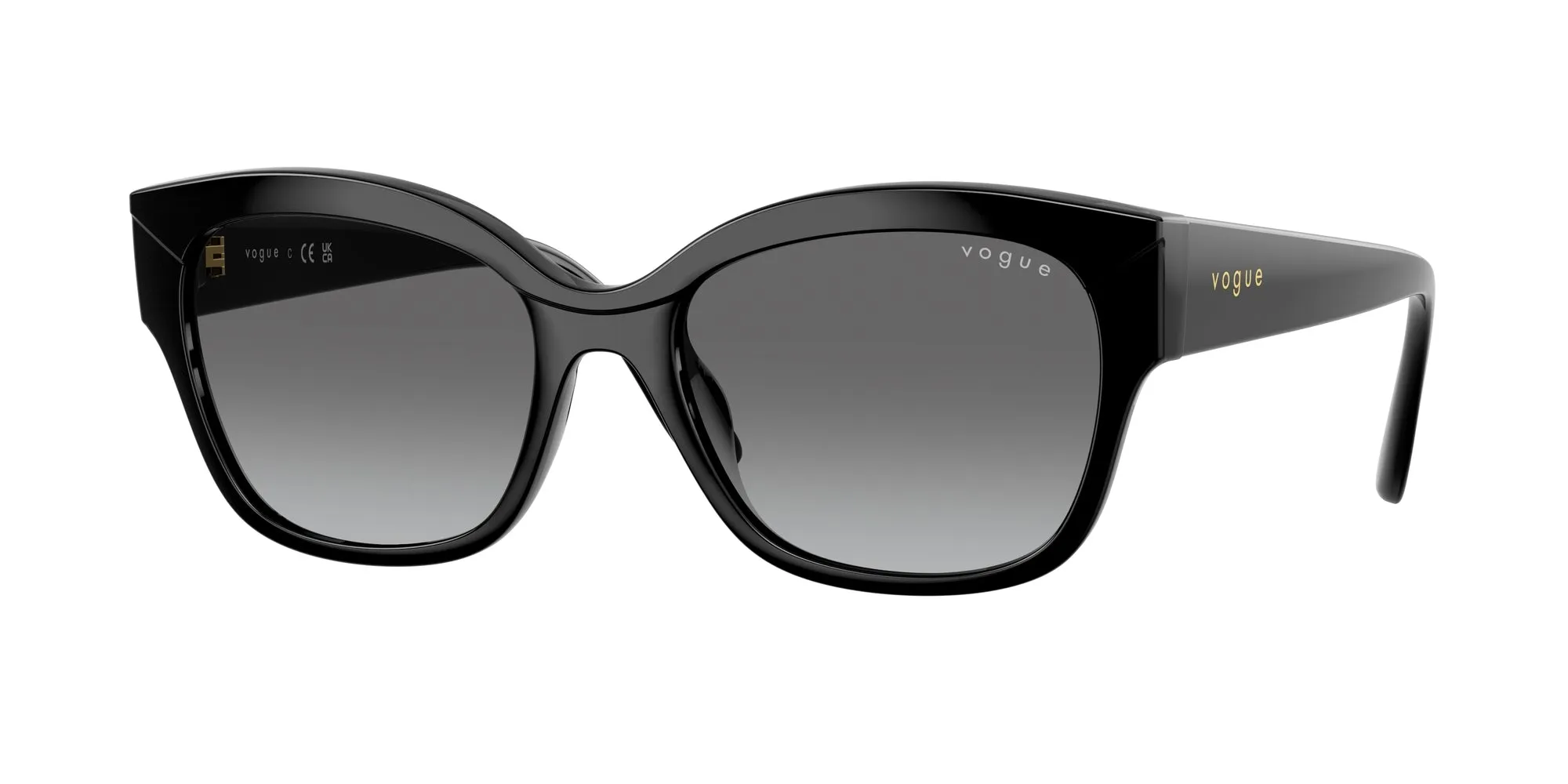 VOGUE EYEWEAR VO5638SU W44/11 Occhiali da sole Nylon Nero Grigio Farfalla Normale Sfumato - immagine 1