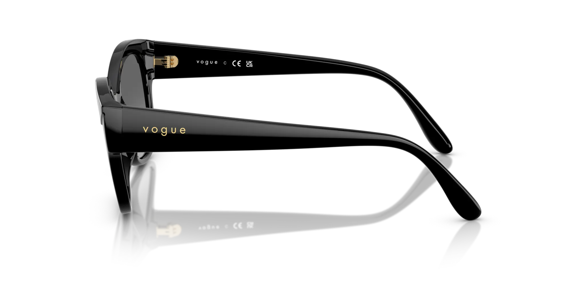 VOGUE EYEWEAR VO5638SU W44/11 Occhiali da sole Nylon Nero Grigio Farfalla Normale Sfumato - immagine 4