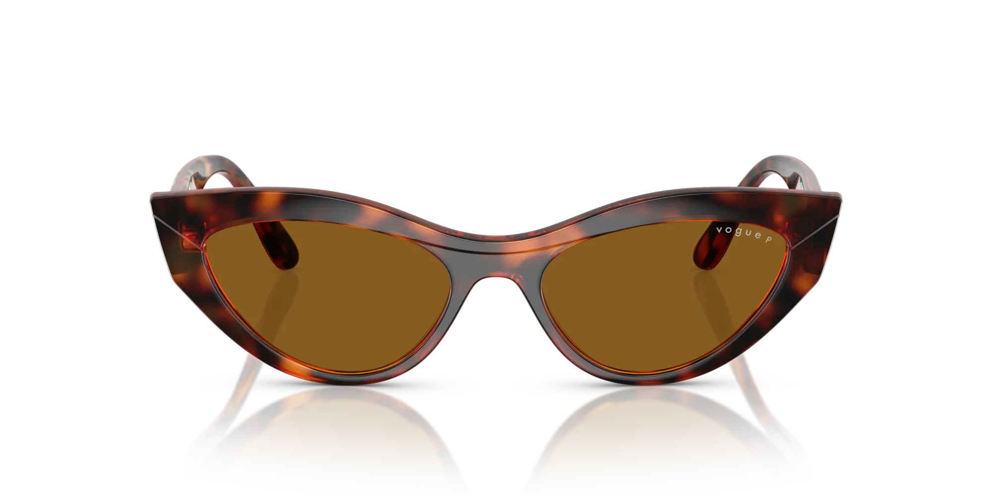 VOGUE EYEWEAR VO5637SU W65683 Occhiali da sole Nylon Marrone Marrone Cat Eye Polarizzata - immagine 3