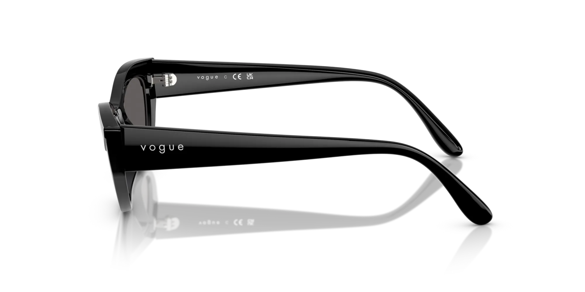 VOGUE EYEWEAR VO5637SU W44/87 Occhiali da sole Nylon Nero Grigio Cat Eye Normale - immagine 4
