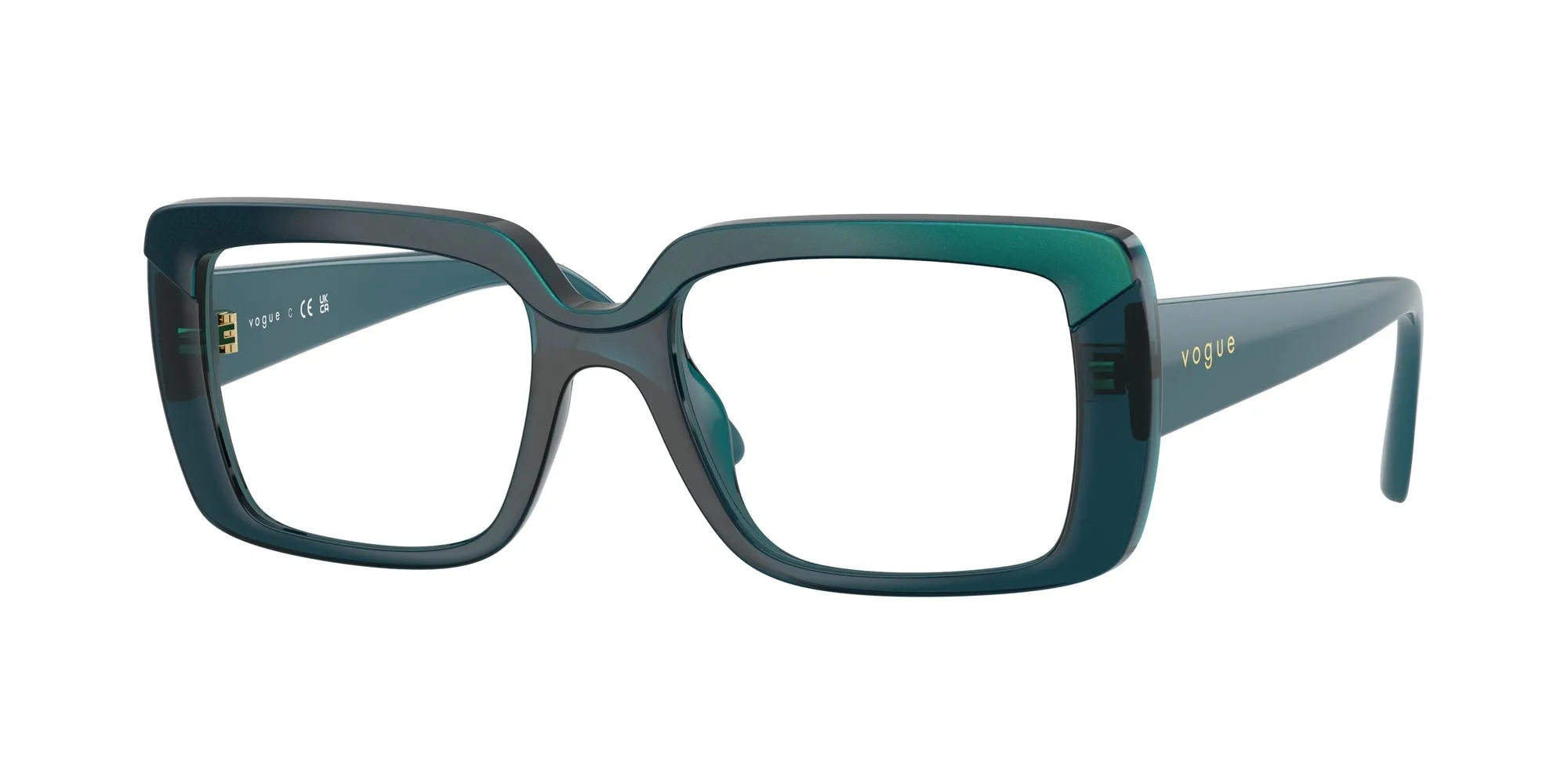 VOGUE EYEWEAR VO5636U 3224 Montature da vista Nylon Blu Squadrata Normale - immagine 1