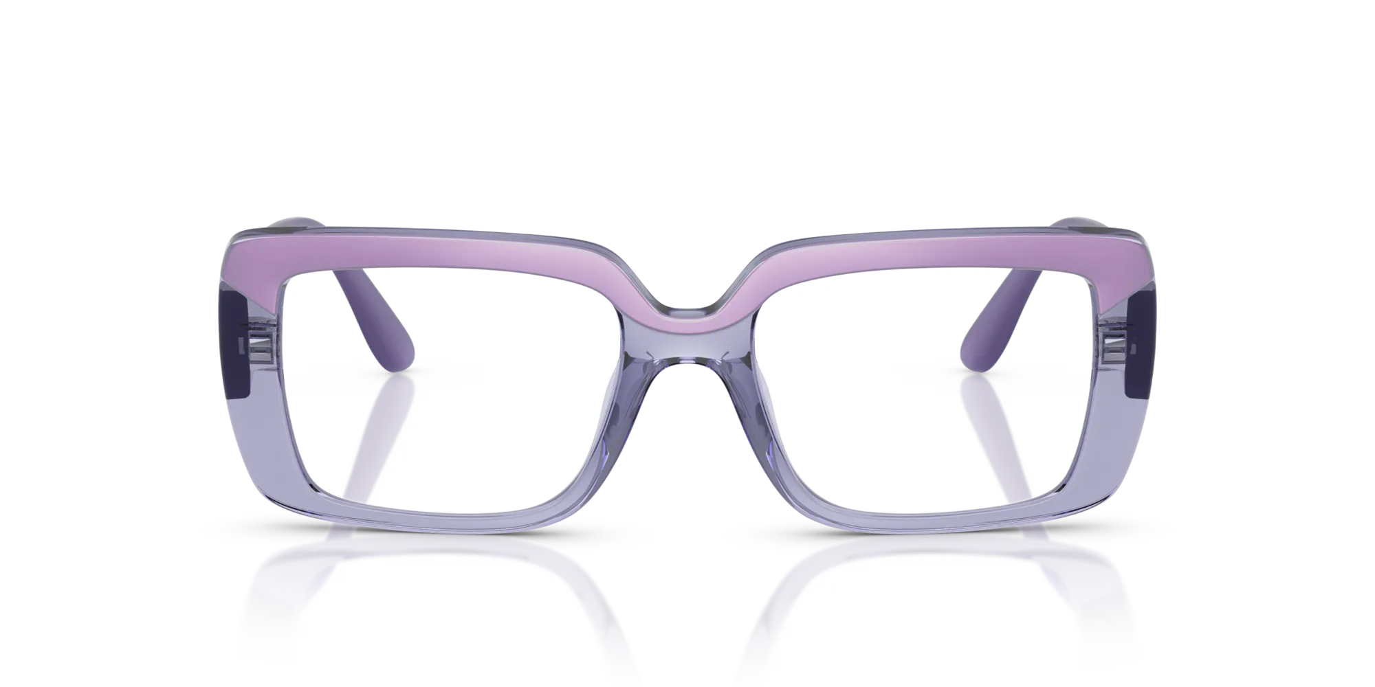 VOGUE EYEWEAR VO5636U 3223 Montature da vista Nylon Viola Squadrata Normale - immagine 3