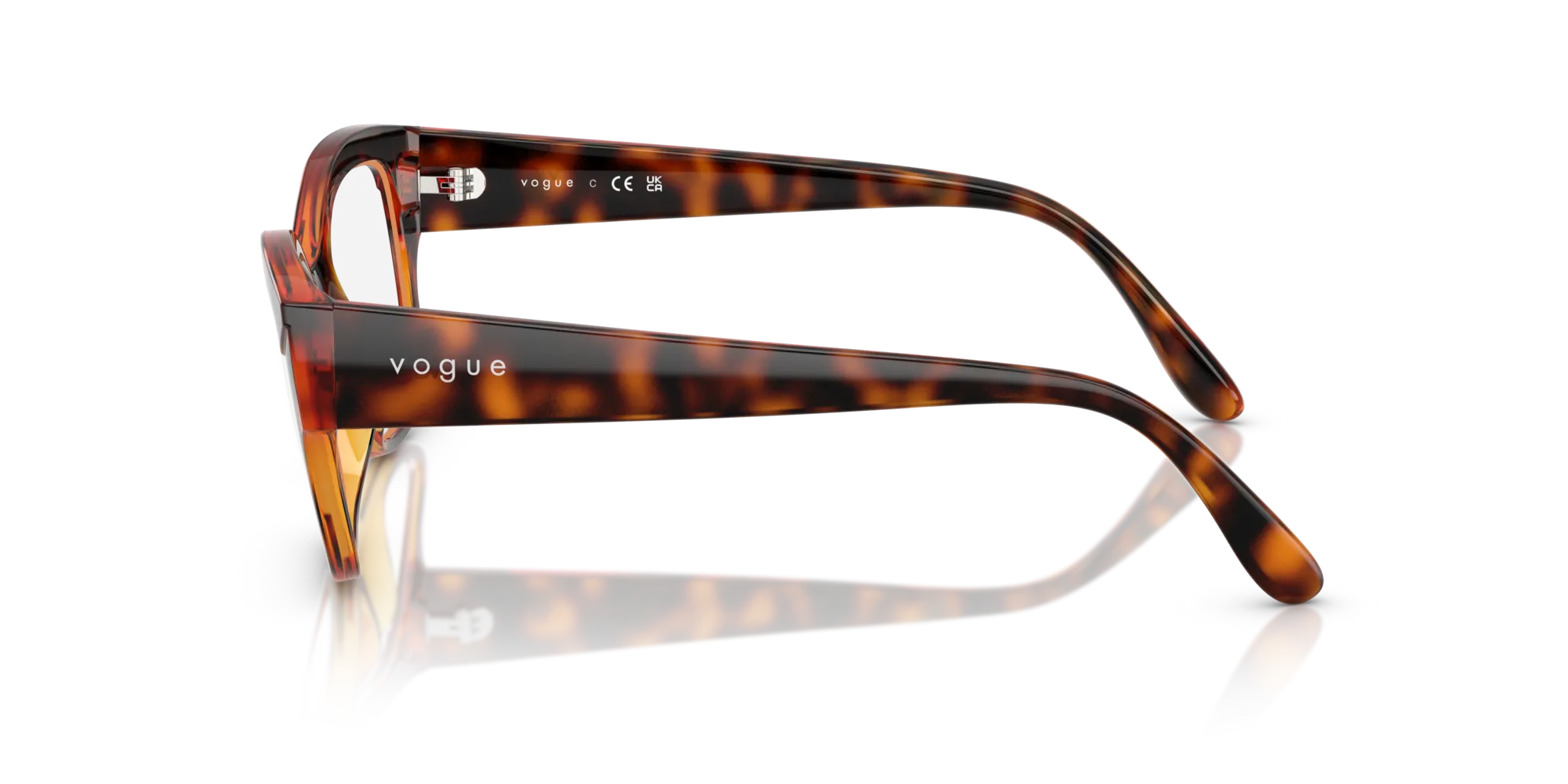 VOGUE EYEWEAR VO5635U W656 Montature da vista Nylon Marrone Pillow Normale - immagine 4