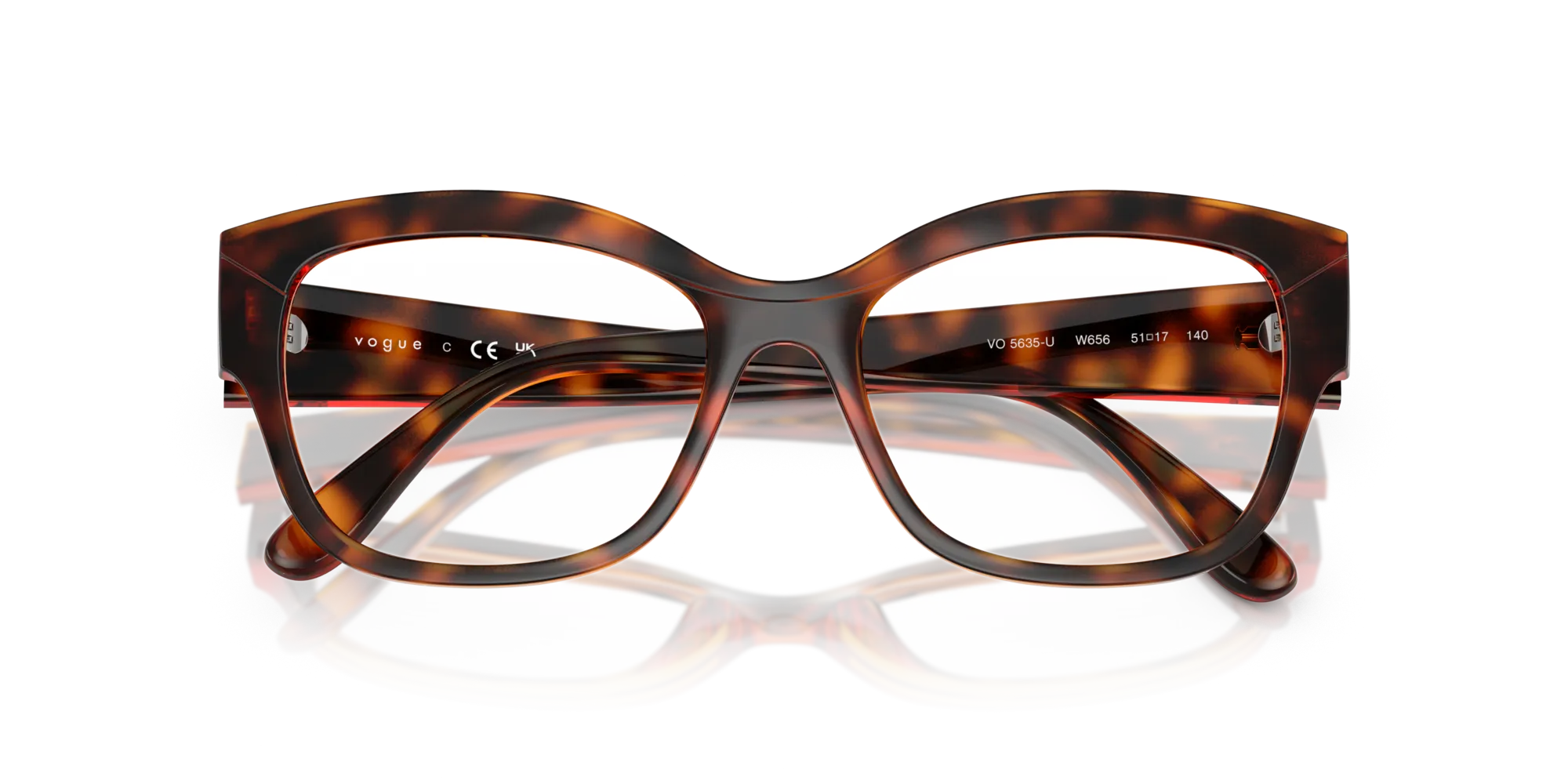 VOGUE EYEWEAR VO5635U W656 Montature da vista Nylon Marrone Pillow Normale - immagine 2