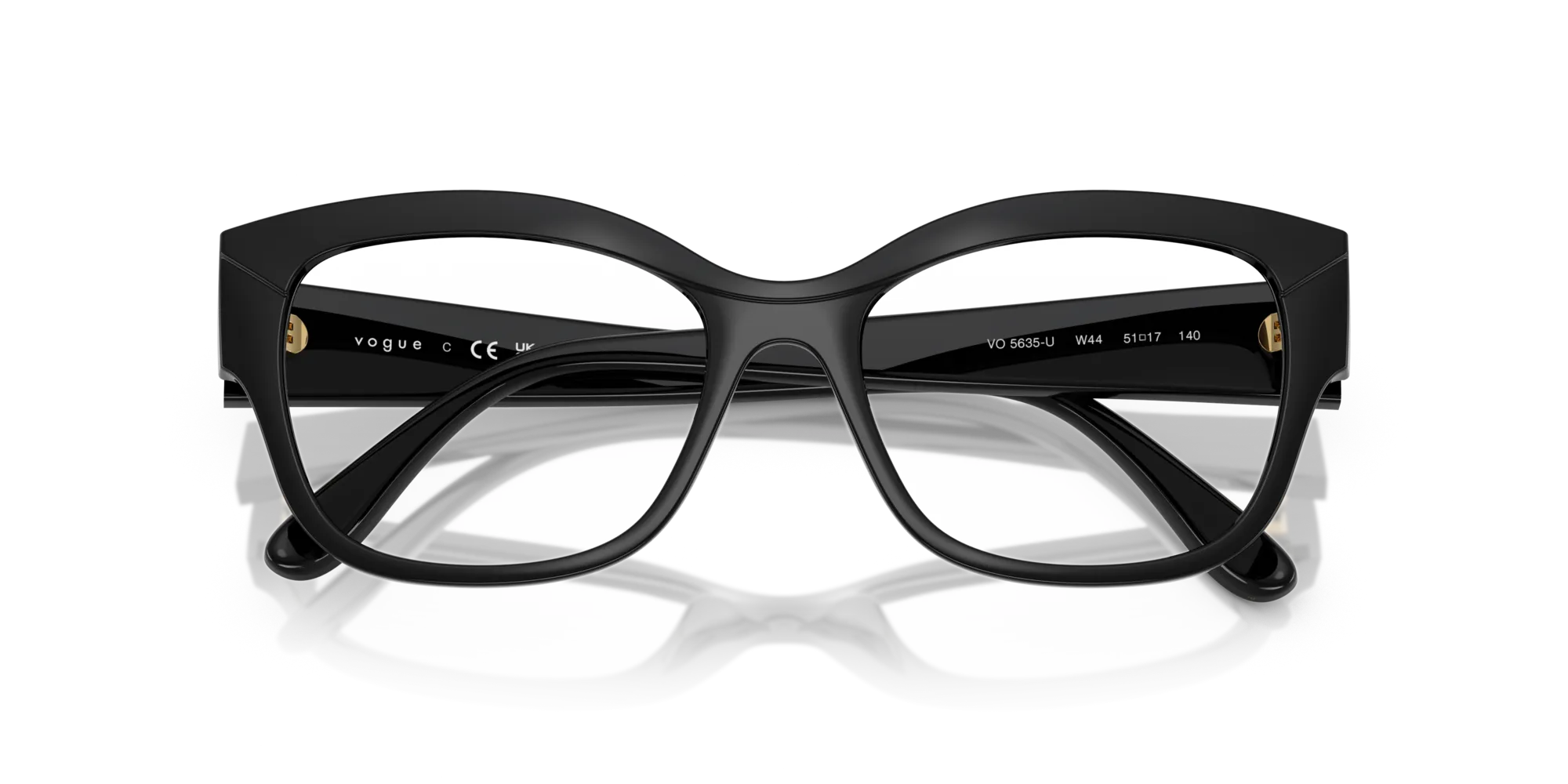 VOGUE EYEWEAR VO5635U W44 Montature da vista Nylon Nero Pillow Normale - immagine 2