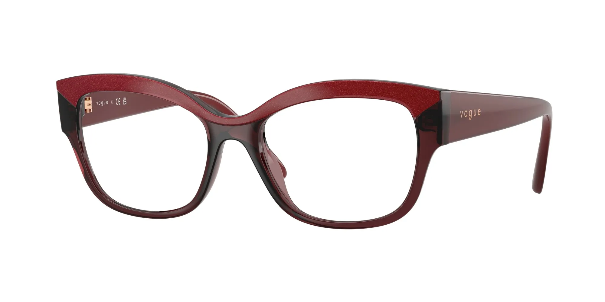 VOGUE EYEWEAR VO5635U 3225 Montature da vista Nylon Rosso Pillow Normale - immagine 1