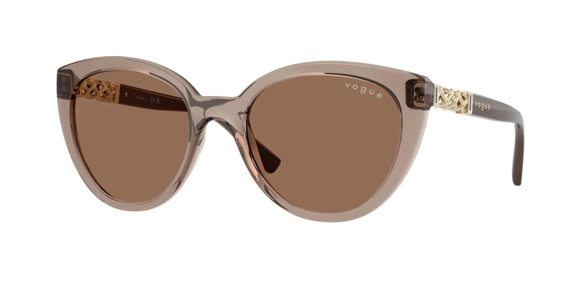 VOGUE EYEWEAR VO5634SB 294073 Occhiali da sole Nylon Marrone Marrone Cat Eye Normale - immagine 1