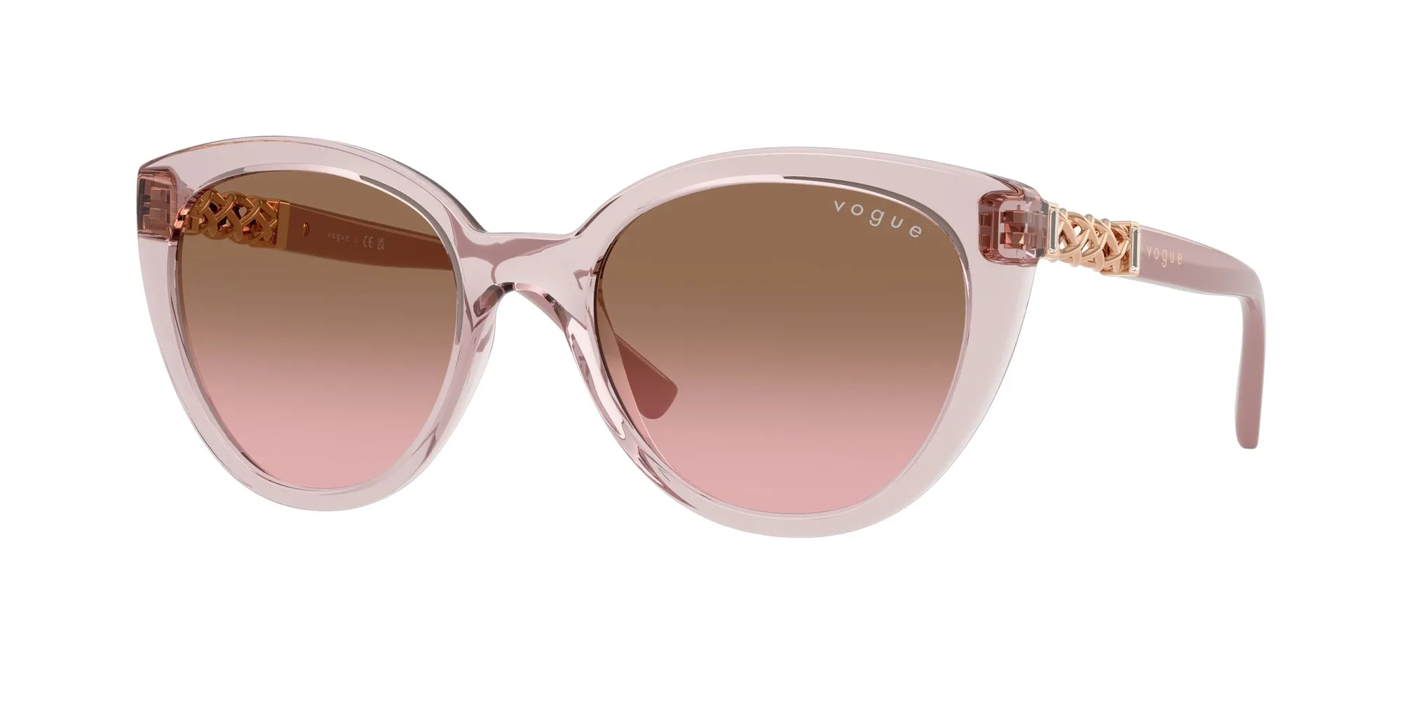 VOGUE EYEWEAR VO5634SB 282814 Occhiali da sole Nylon Rosa Rosa Cat Eye Normale Sfumato - immagine 1