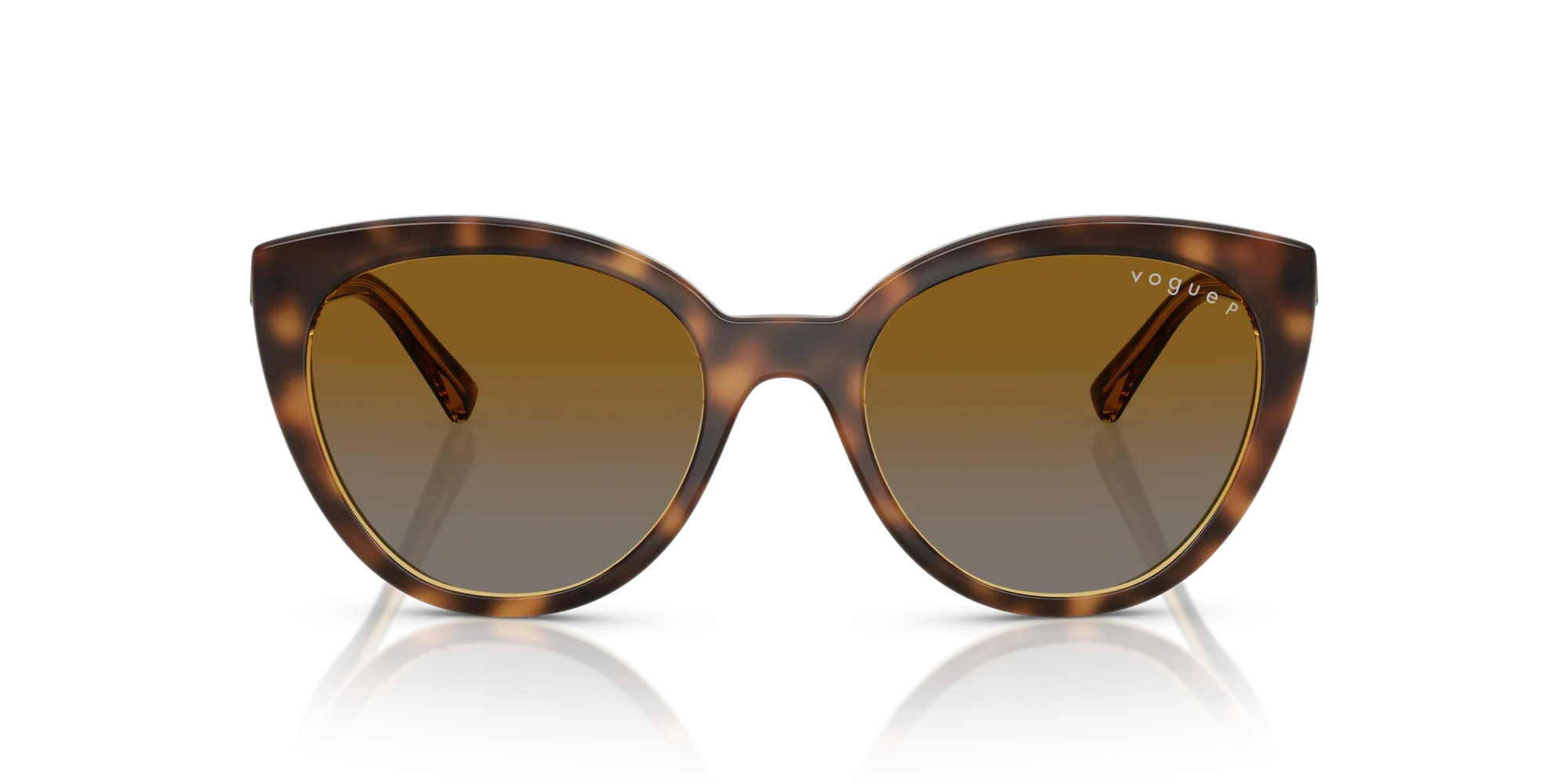VOGUE EYEWEAR VO5634SB 1508T5 Occhiali da sole Nylon Marrone Grigio Cat Eye Polarizzata Sfumato - immagine 3