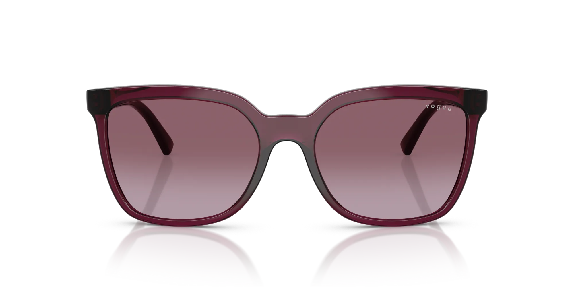 VOGUE EYEWEAR VO5633SB 29898H Occhiali da sole Nylon Viola Viola Squadrata Normale Sfumato - immagine 3