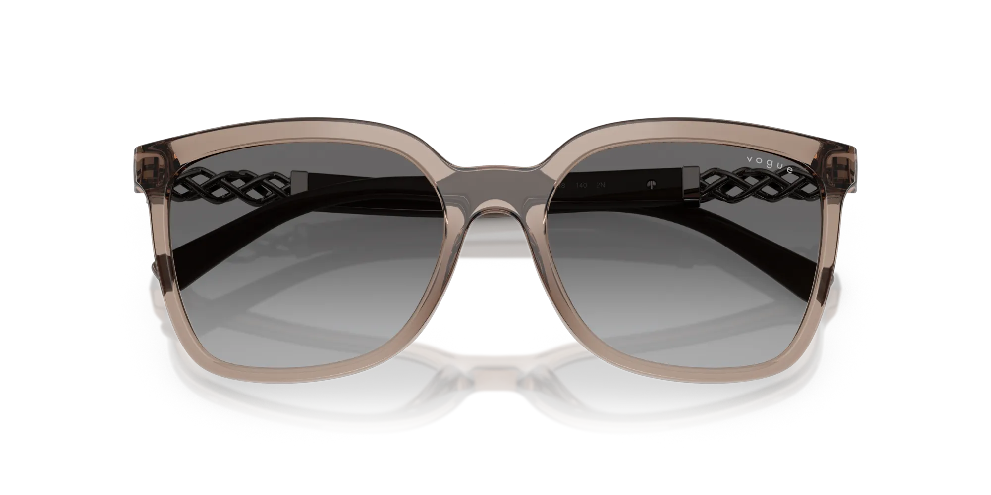 VOGUE EYEWEAR VO5633SB 294011 Occhiali da sole Nylon Marrone Grigio Squadrata Normale Sfumato - immagine 2