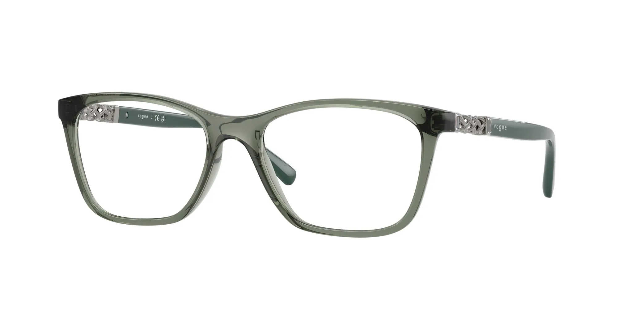 VOGUE EYEWEAR VO5632B 3086 Montature da vista Nylon Verde Pillow Normale - immagine 1