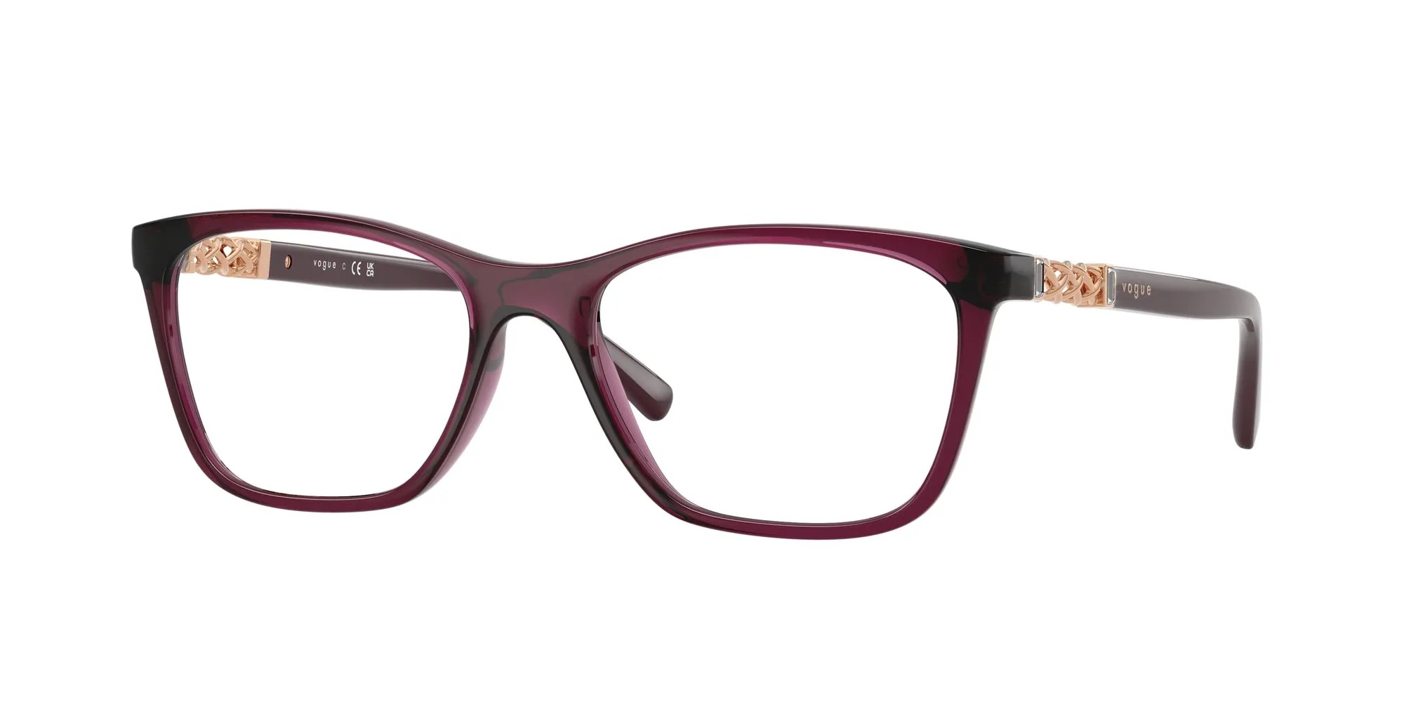 VOGUE EYEWEAR VO5632B 2989 Montature da vista Nylon Viola Pillow Normale - immagine 1