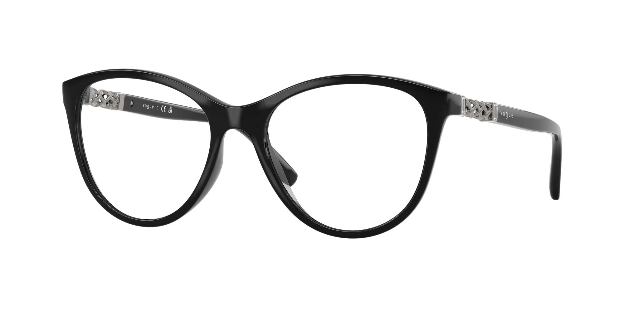 VOGUE EYEWEAR VO5631B W44 Montature da vista Nylon Nero Pantos Normale - immagine 1