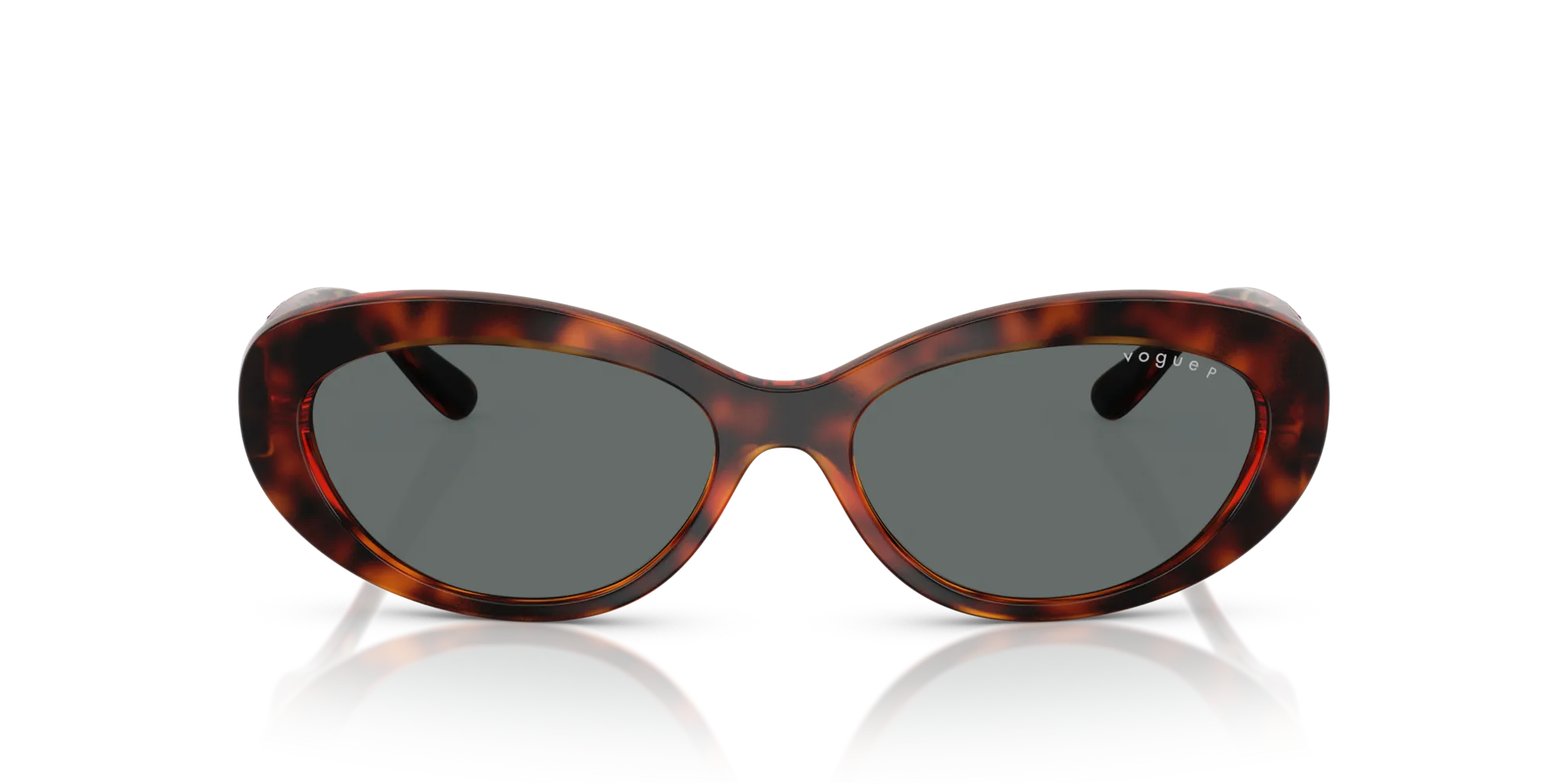 VOGUE EYEWEAR VO5630S W65681 Occhiali da sole Nylon Marrone Grigio Rotonda Polarizzata - immagine 3