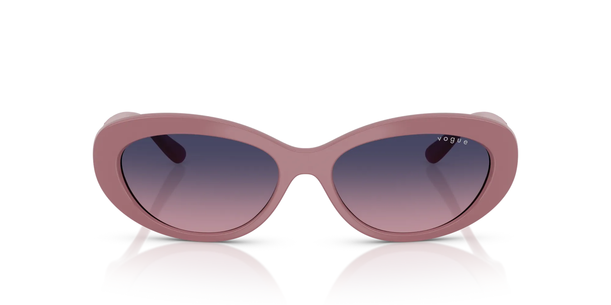 VOGUE EYEWEAR VO5630S 3195I6 Occhiali da sole Nylon Rosa Rosa Rotonda Normale Sfumato - immagine 3