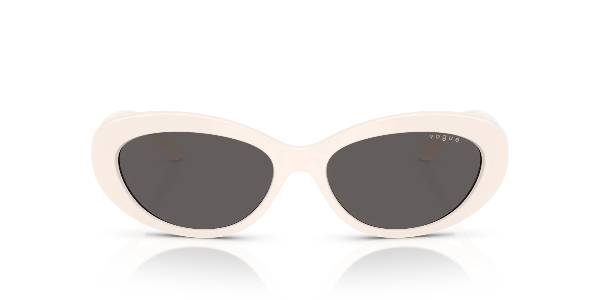 VOGUE EYEWEAR VO5630S 312487 Occhiali da sole Nylon Bianco Grigio Rotonda Normale - immagine 3