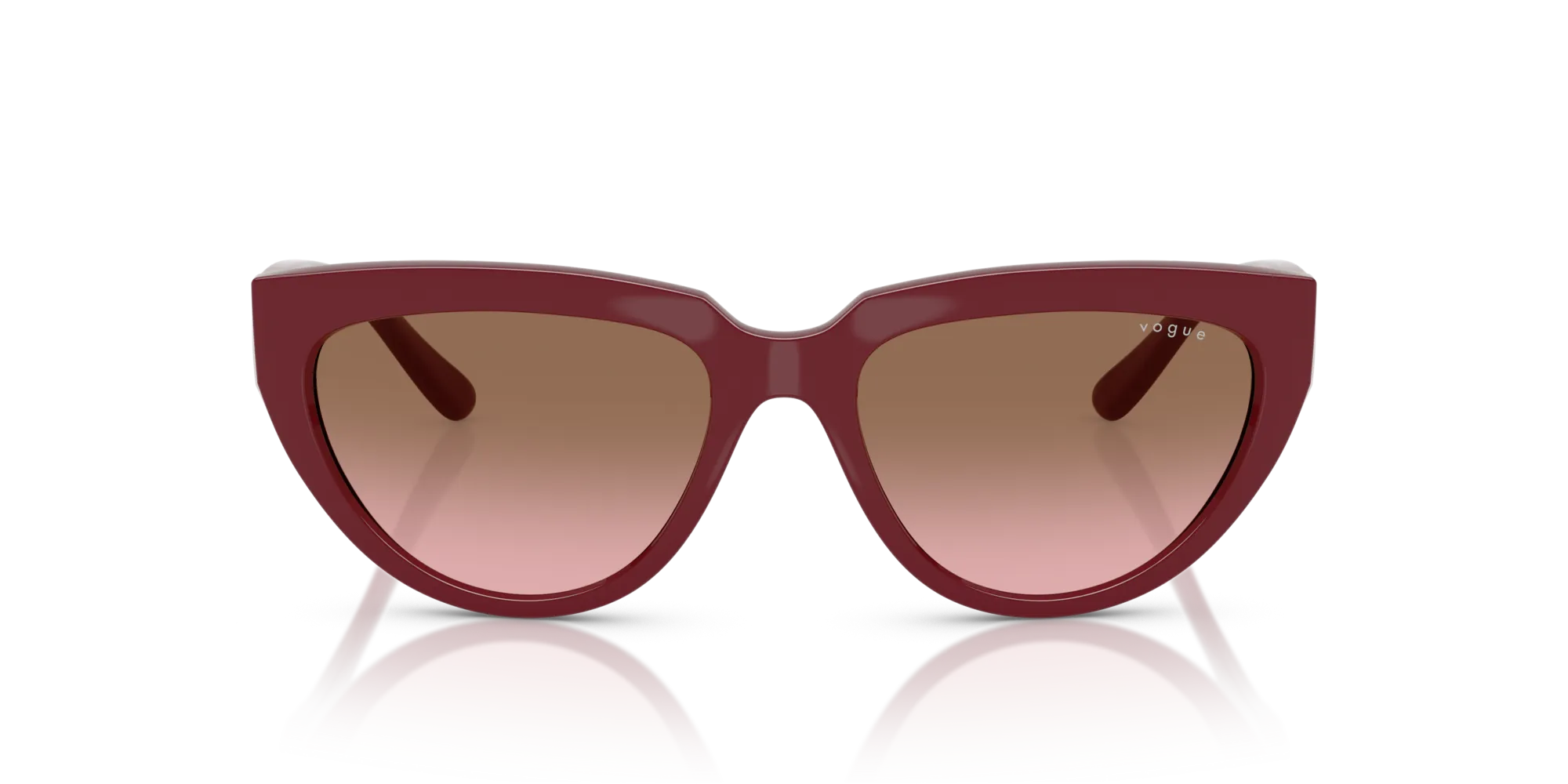 VOGUE EYEWEAR VO5629S 304814 Occhiali da sole Nylon Rosso Rosa Geometrica Normale Sfumato - immagine 3