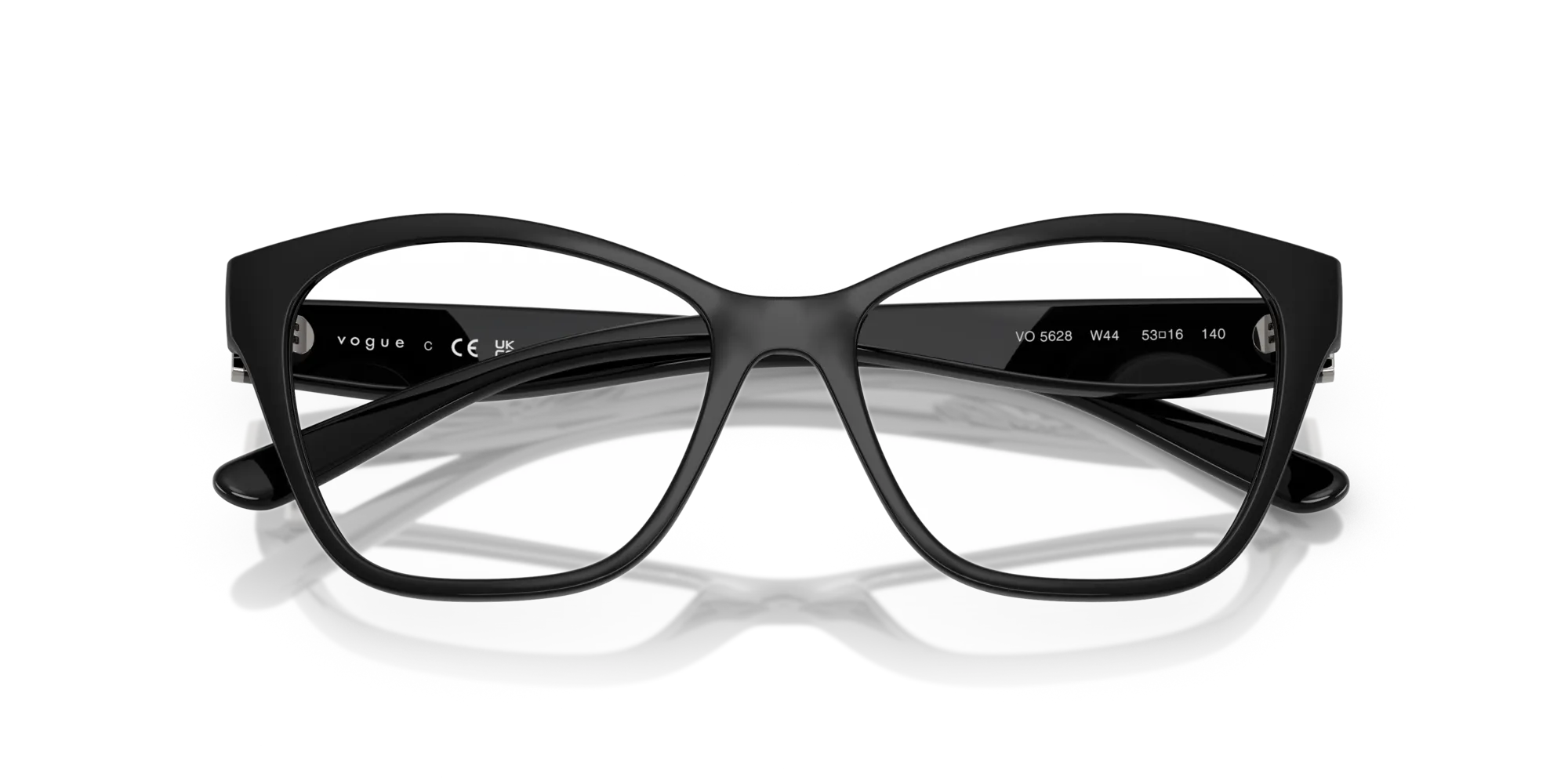 VOGUE EYEWEAR VO5628 W44 Montature da vista Nylon Nero Geometrica Normale - immagine 2