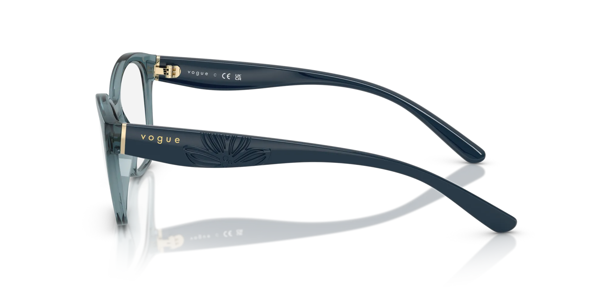 VOGUE EYEWEAR VO5628 3197 Montature da vista Nylon Blu Geometrica Normale - immagine 4