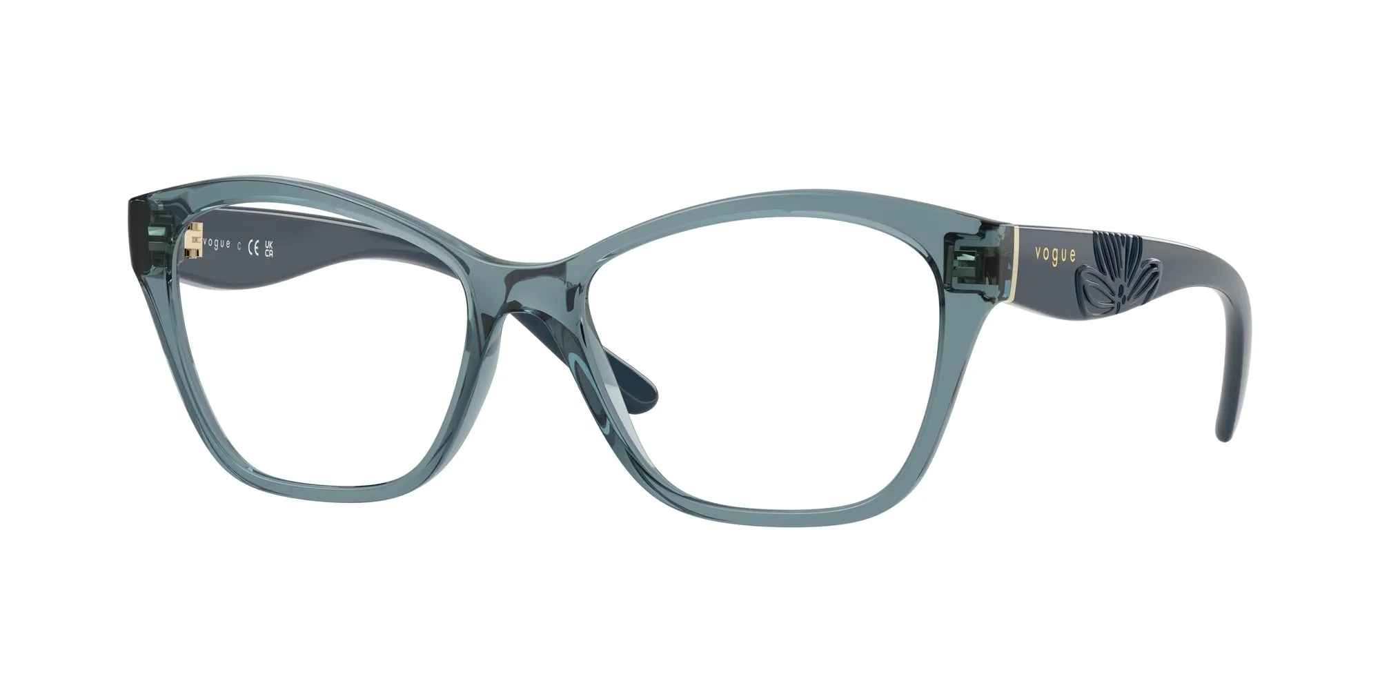 VOGUE EYEWEAR VO5628 3197 Montature da vista Nylon Blu Geometrica Normale - immagine 1