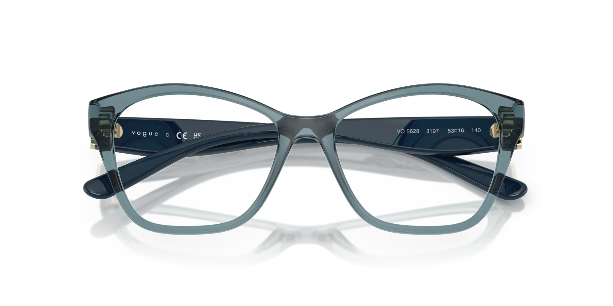 VOGUE EYEWEAR VO5628 3197 Montature da vista Nylon Blu Geometrica Normale - immagine 2