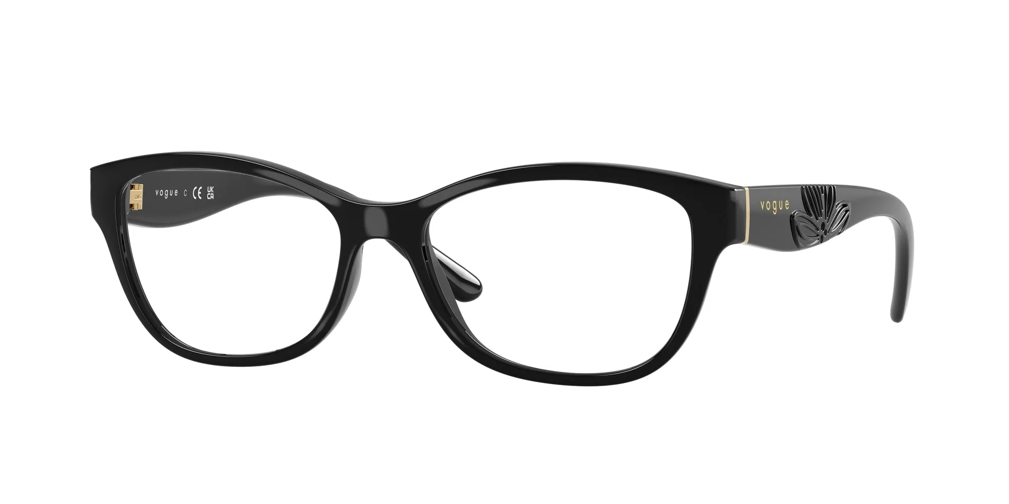 VOGUE EYEWEAR VO5627 W44 Montature da vista Nylon Nero Farfalla Normale - immagine 1