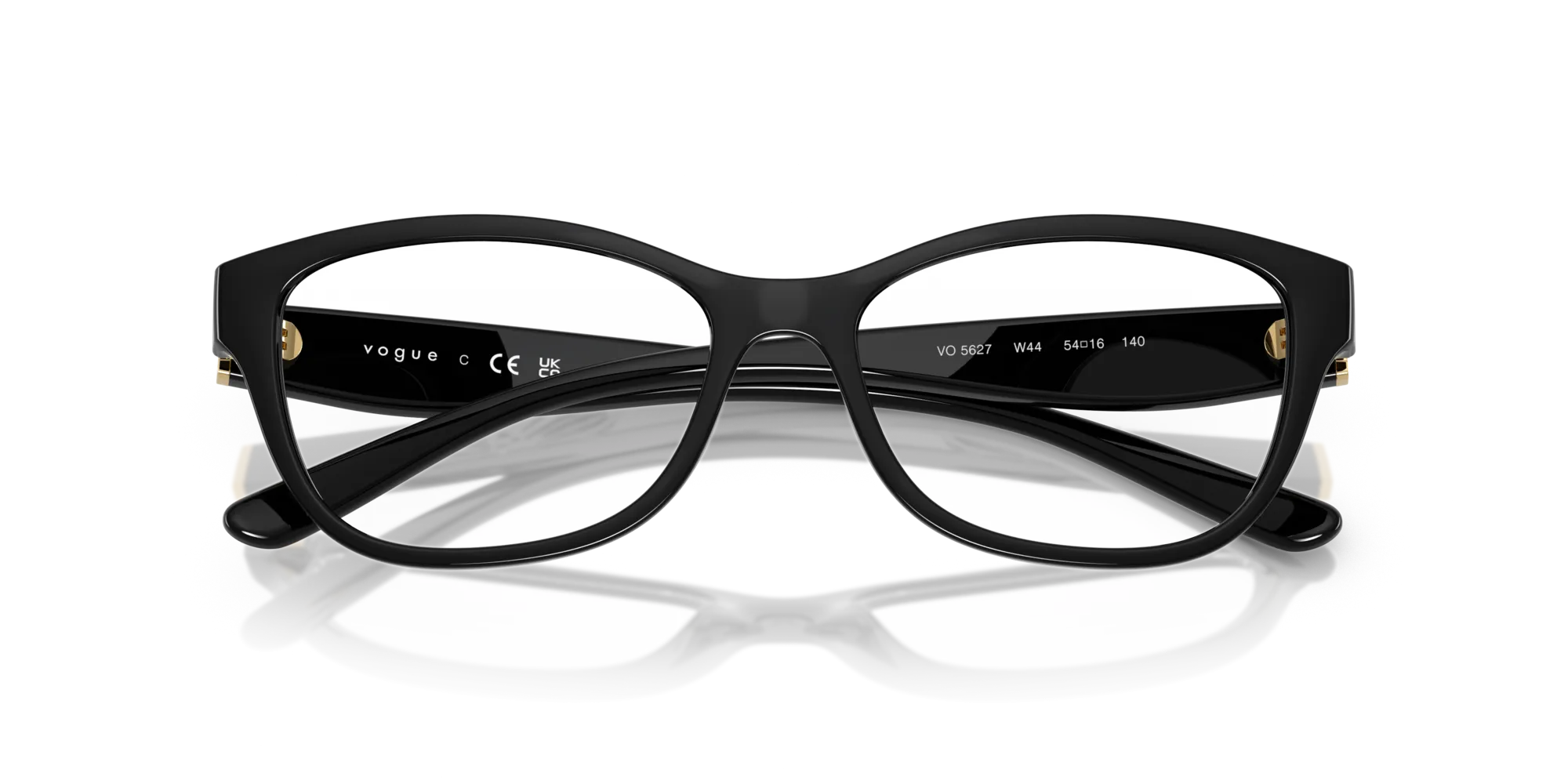 VOGUE EYEWEAR VO5627 W44 Montature da vista Nylon Nero Farfalla Normale - immagine 2