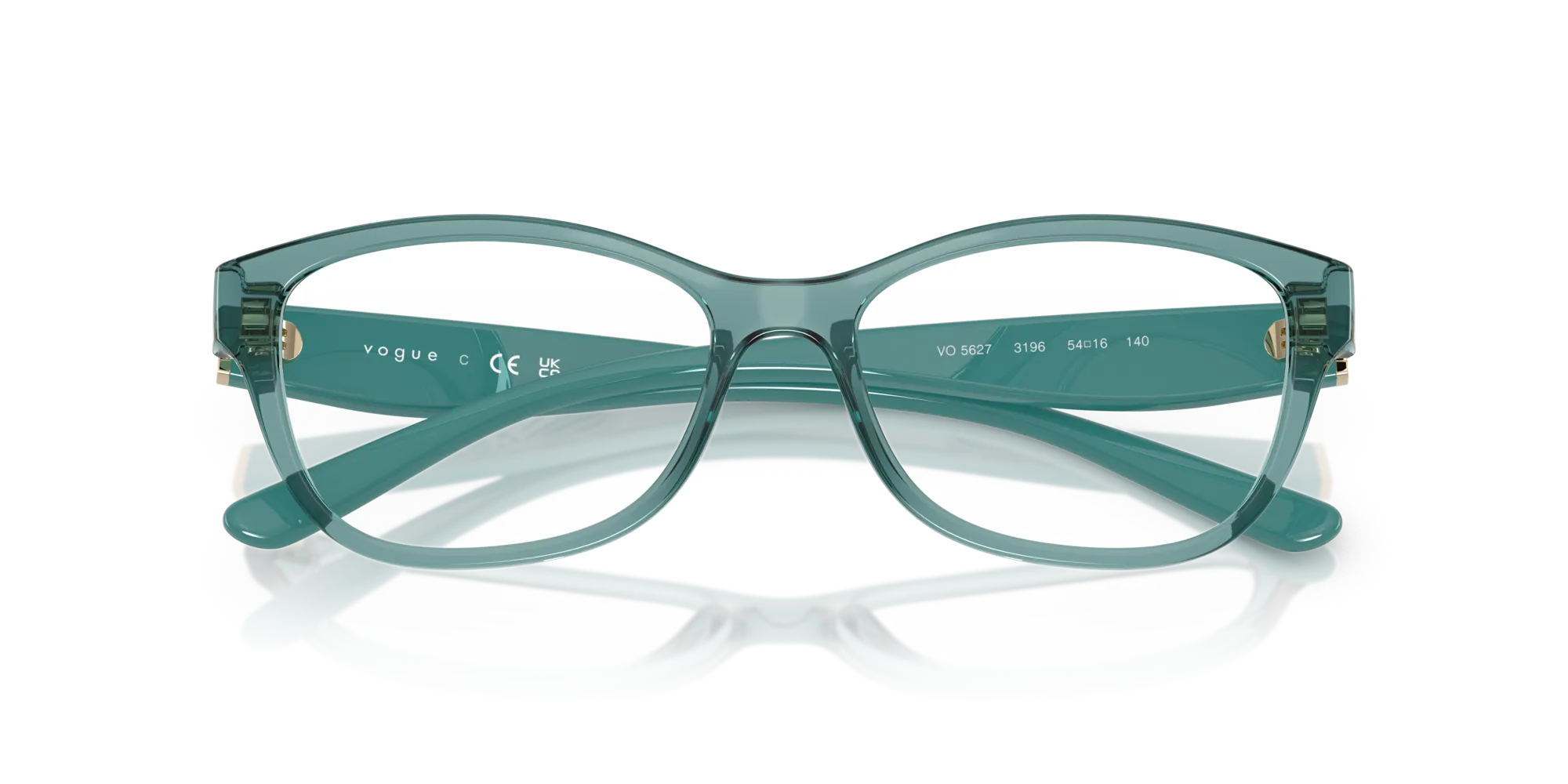 VOGUE EYEWEAR VO5627 3196 Montature da vista Nylon Verde Farfalla Normale - immagine 2
