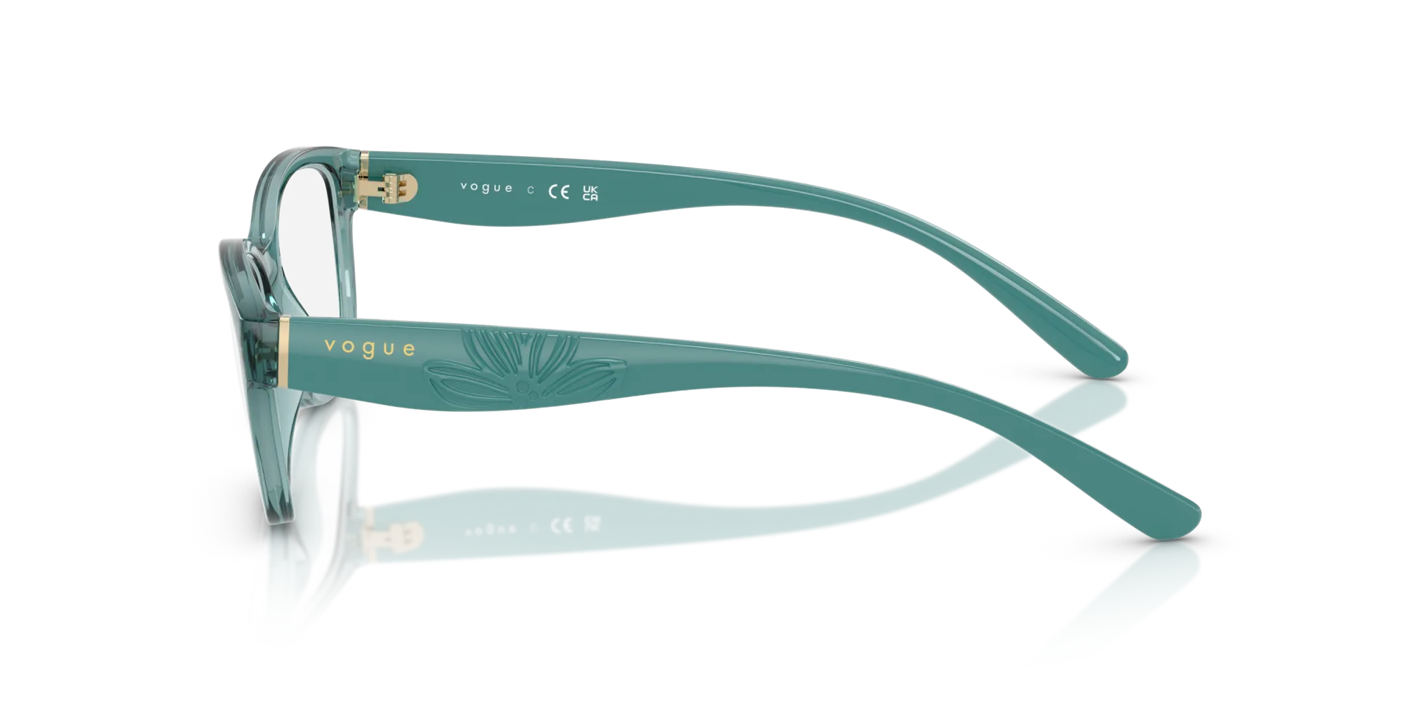 VOGUE EYEWEAR VO5627 3196 Montature da vista Nylon Verde Farfalla Normale - immagine 4
