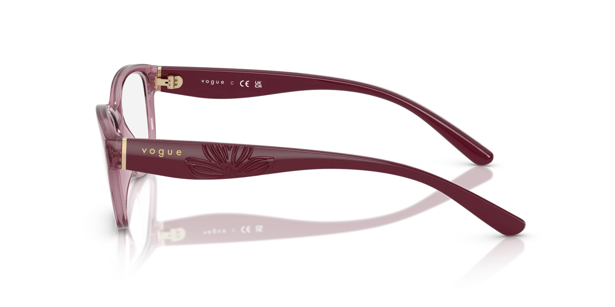 VOGUE EYEWEAR VO5627 3024 Montature da vista Nylon Rosa Farfalla Normale - immagine 4