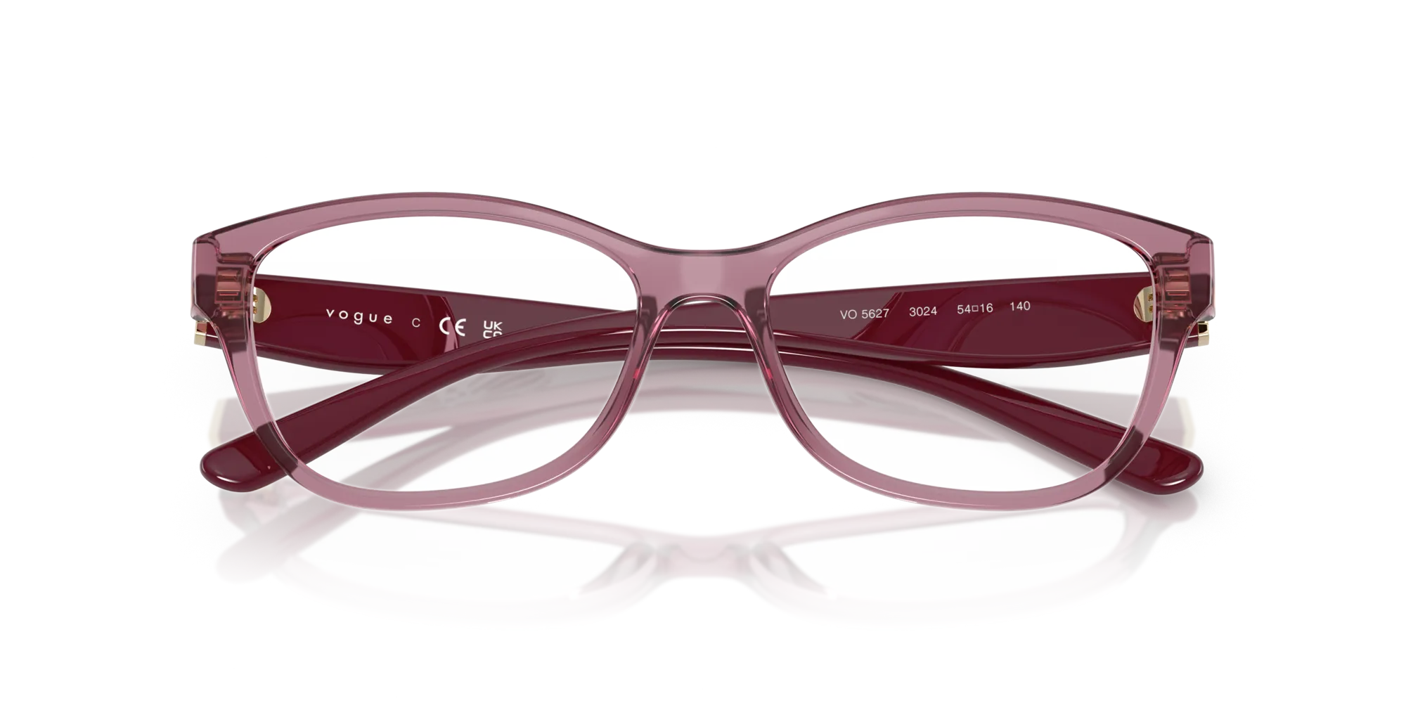 VOGUE EYEWEAR VO5627 3024 Montature da vista Nylon Rosa Farfalla Normale - immagine 2