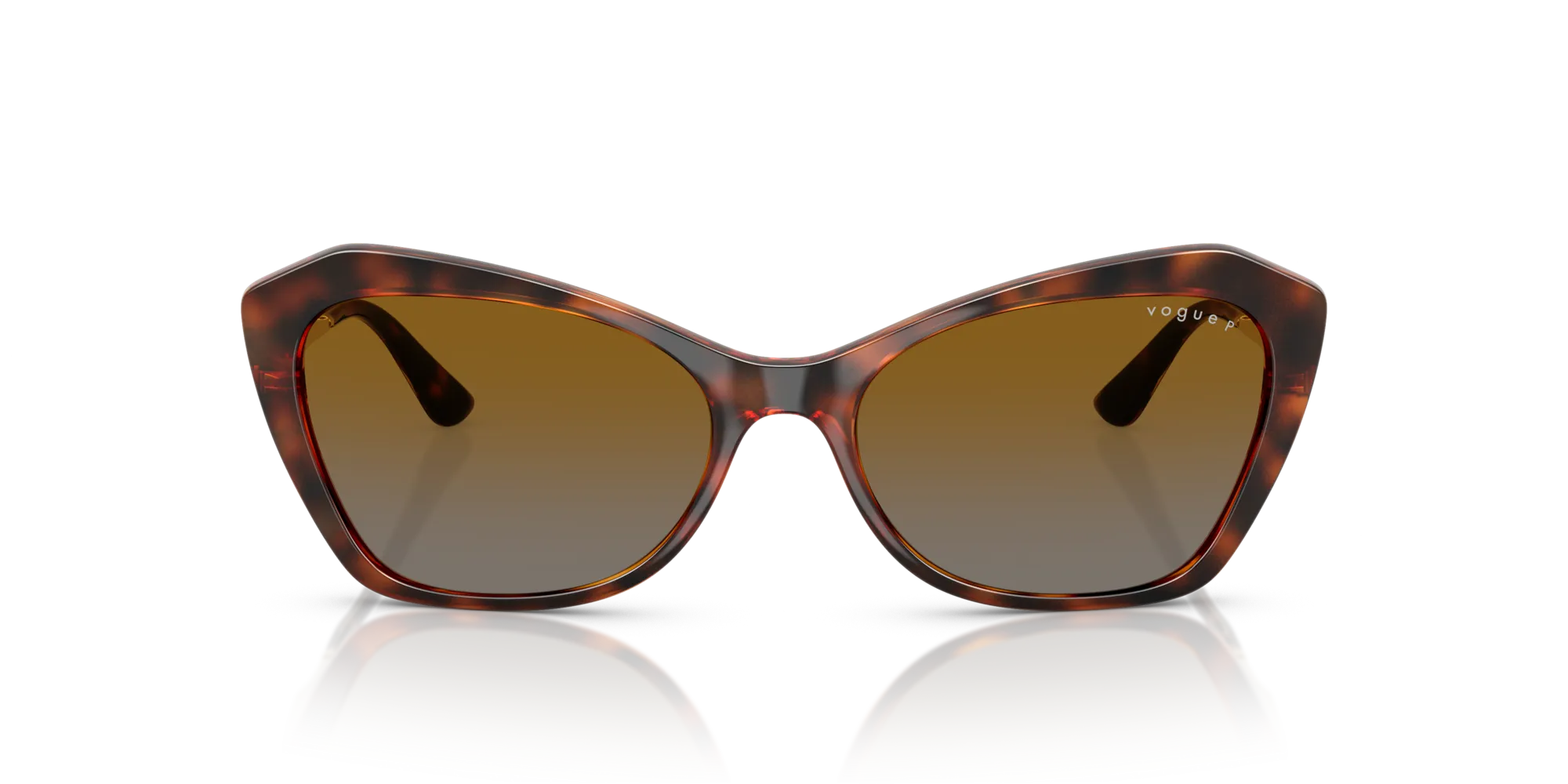 VOGUE EYEWEAR VO5626S W656T5 Occhiali da sole Nylon Marrone Grigio Geometrica Polarizzata Sfumato - immagine 3