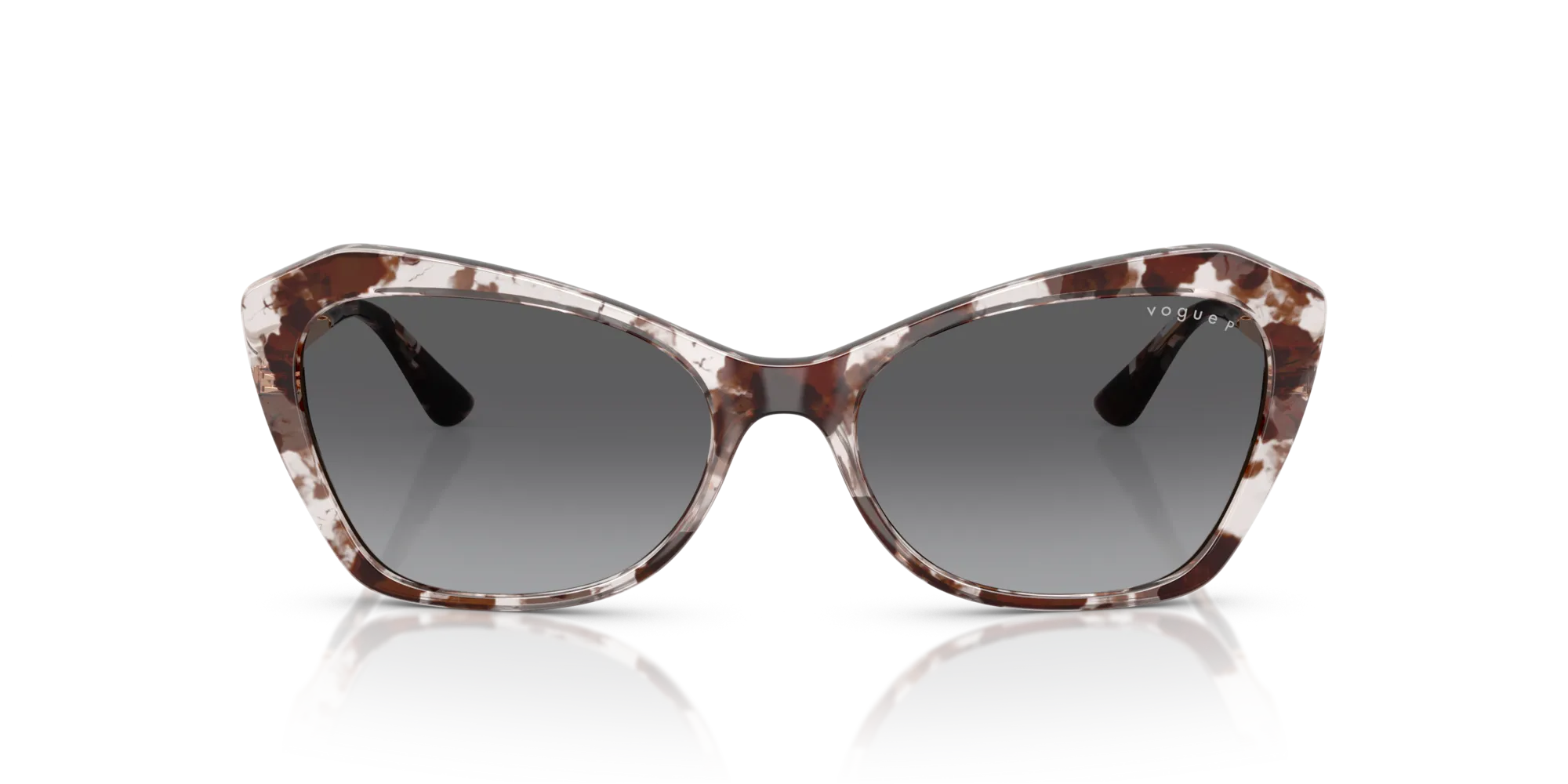 VOGUE EYEWEAR VO5626S 3218T3 Occhiali da sole Nylon Tartaruga Grigio Geometrica Polarizzata Sfumato - immagine 3