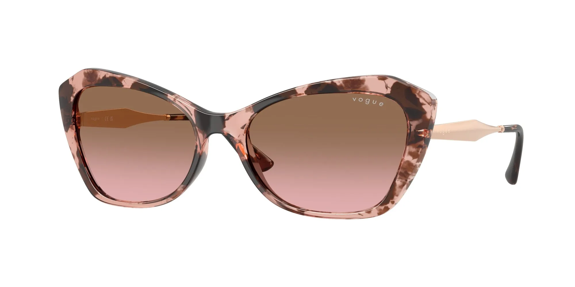 VOGUE EYEWEAR VO5626S 319914 Occhiali da sole Nylon Rosa Rosa Geometrica Normale Sfumato - immagine 1